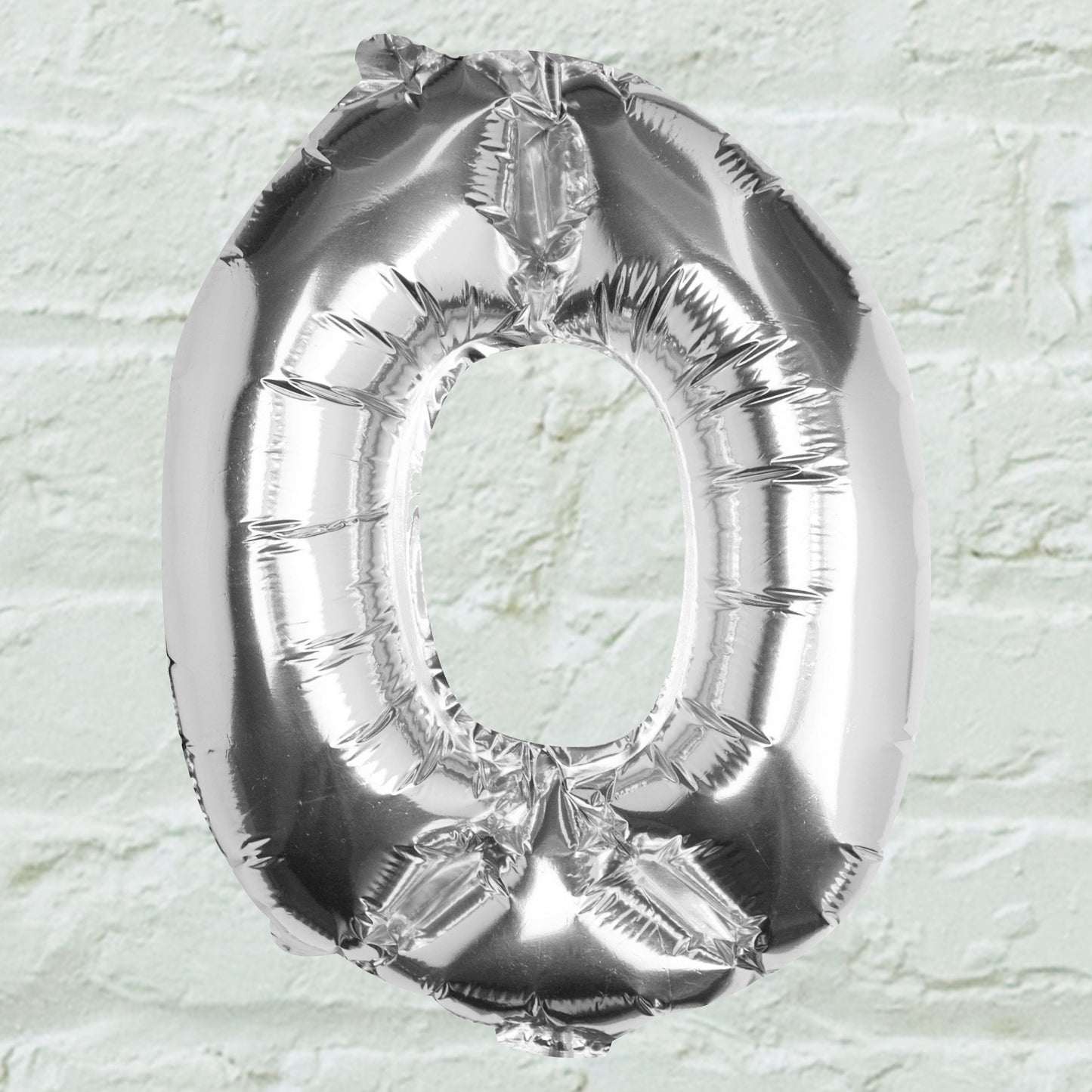 Silver Foil Number Balloon