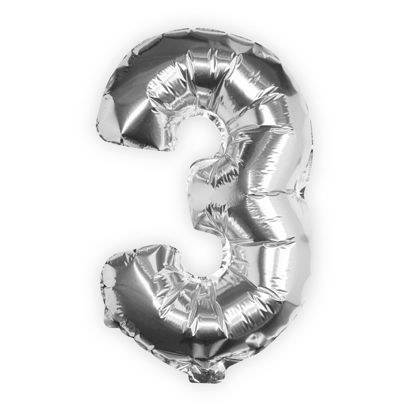 Silver Foil Number Balloon