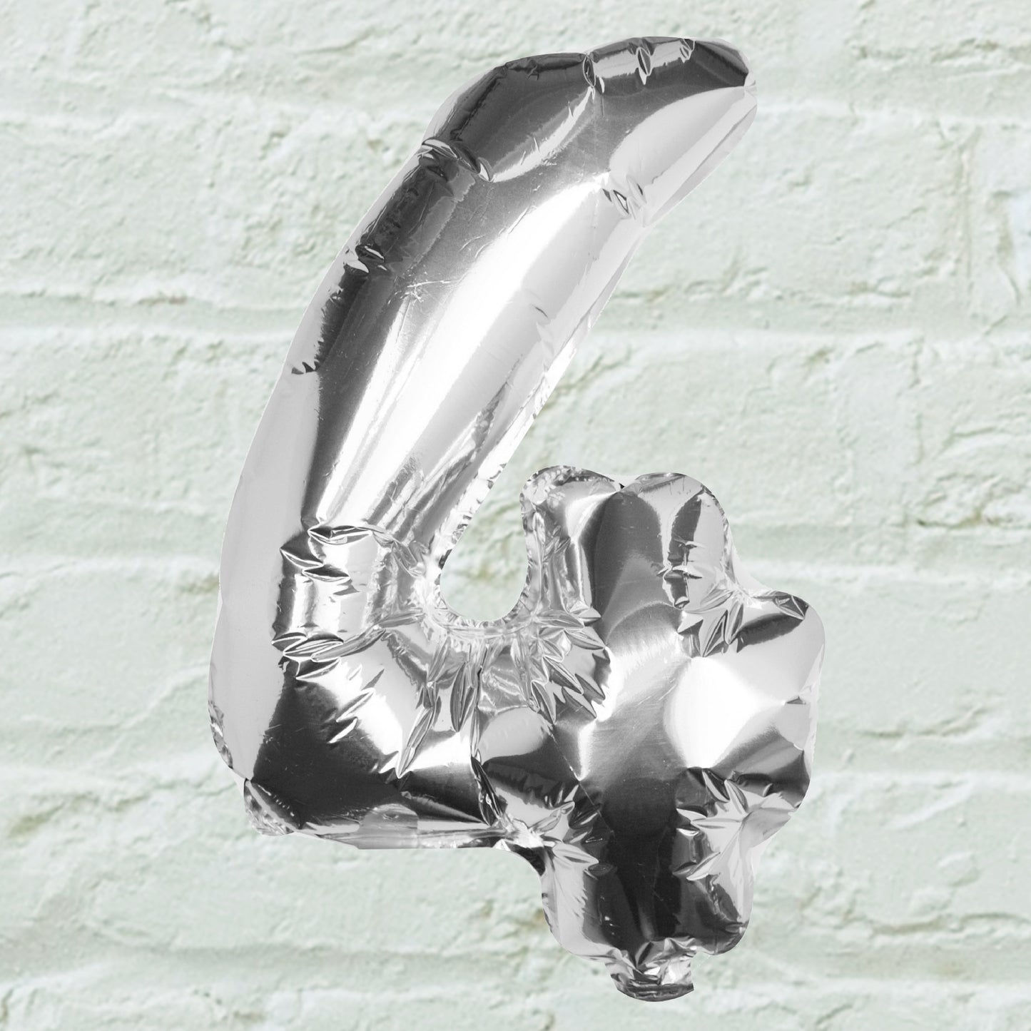 Silver Foil Number Balloon