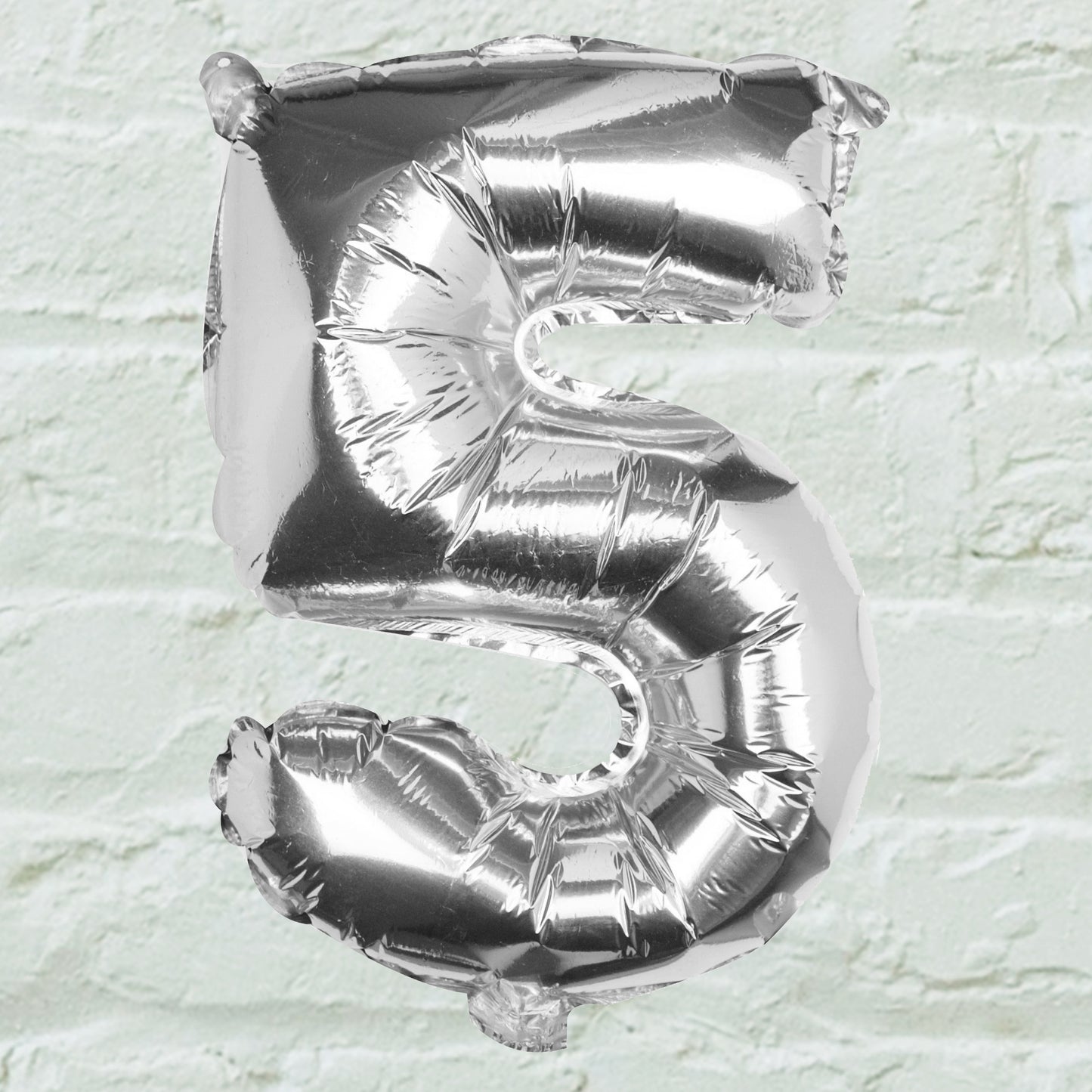 Silver Foil Number Balloon