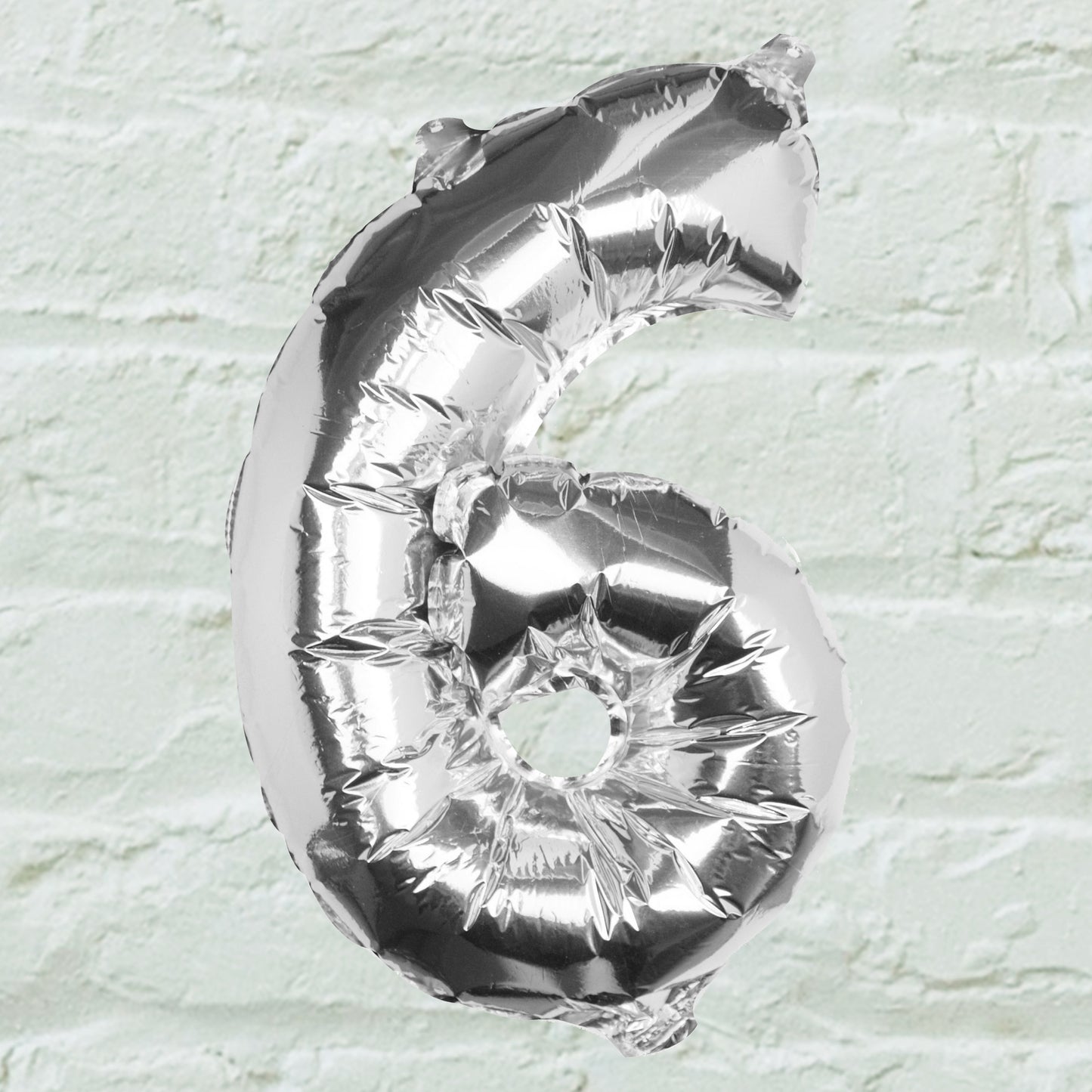 Silver Foil Number Balloon