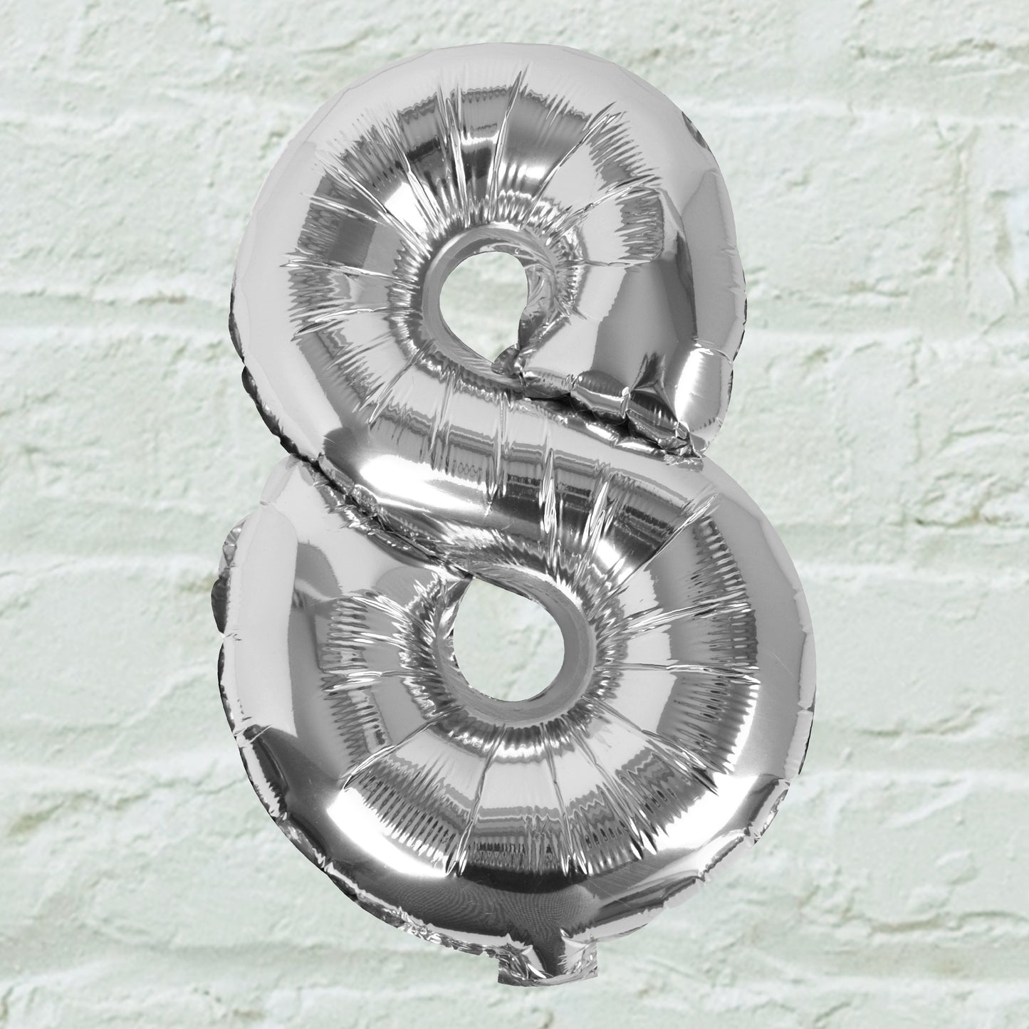 Silver Foil Number Balloon