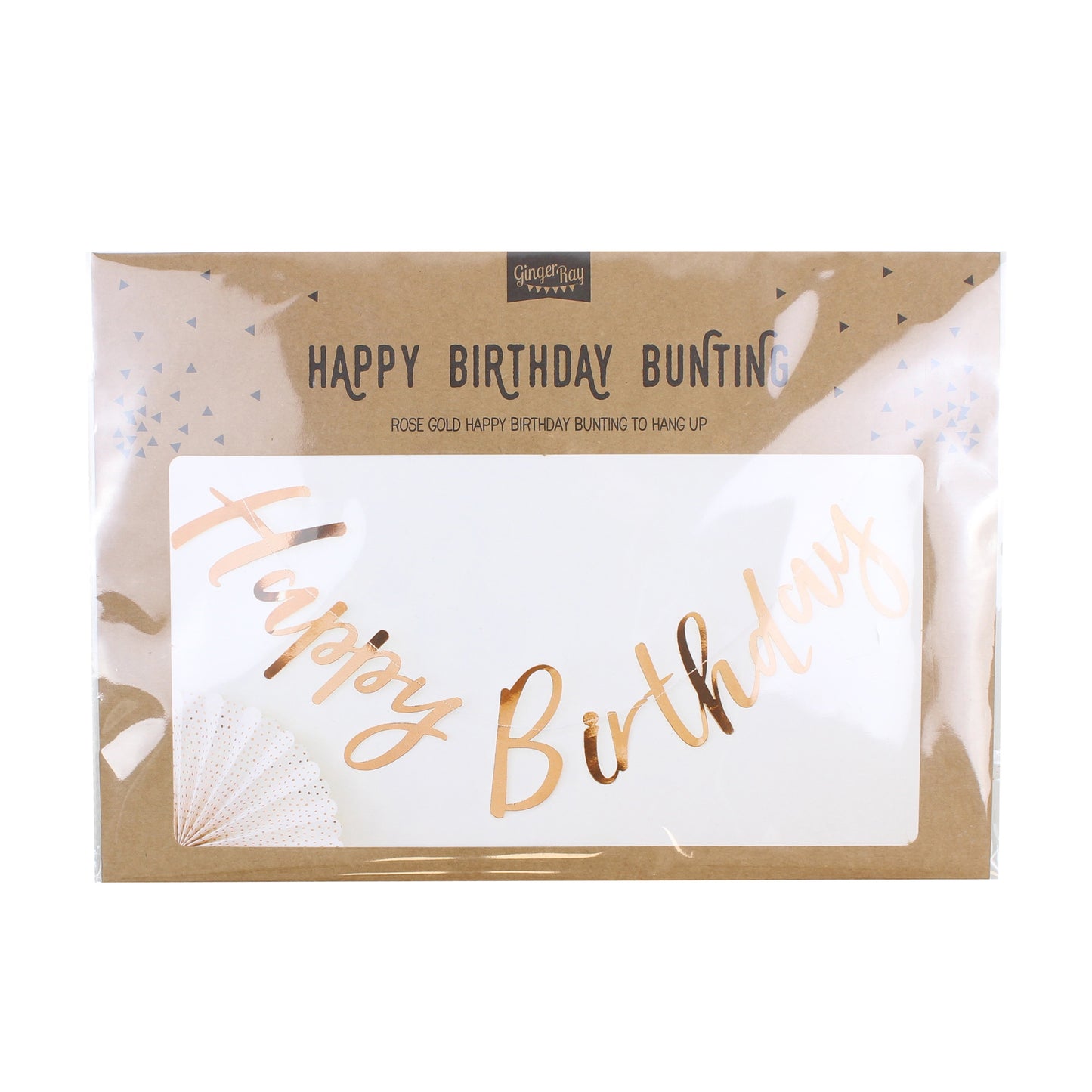 Rose Gold Happy Birthday Bunting