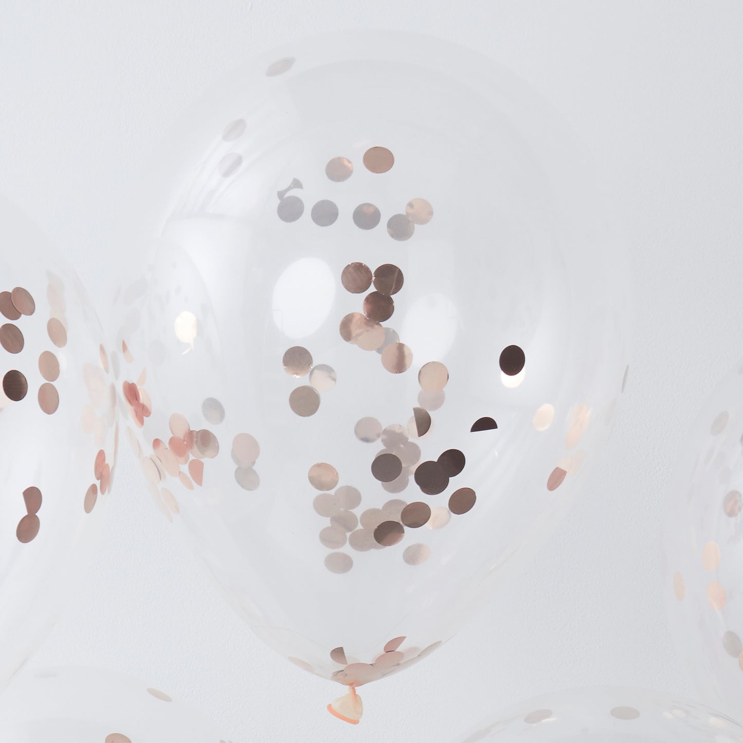 Rose Gold Confetti Balloons