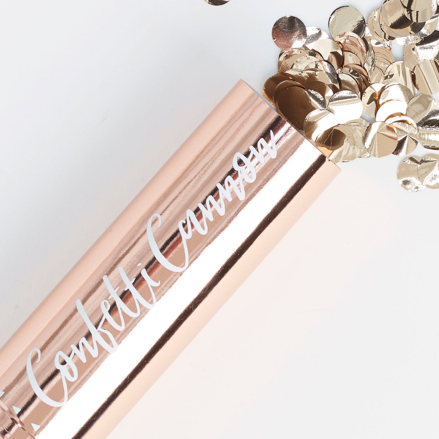 Rose Gold Compressed Air Confetti Cannon