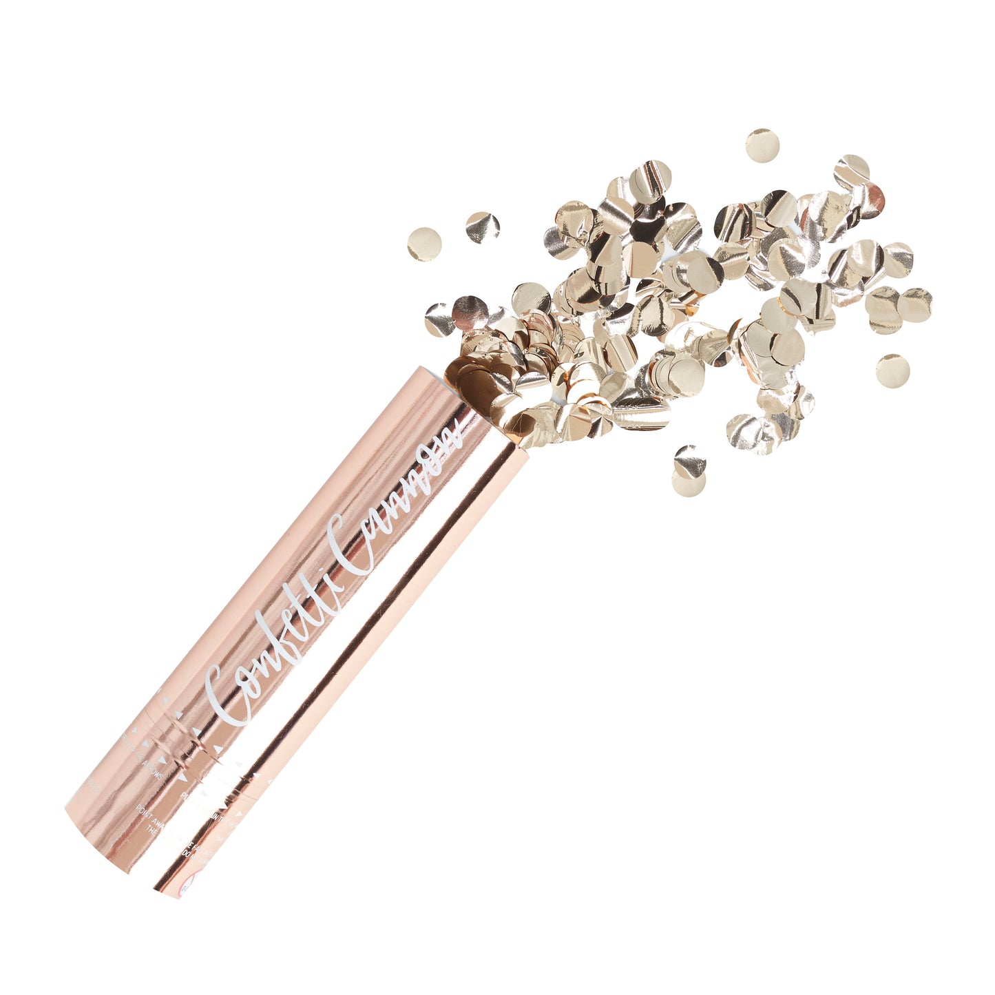 Rose Gold Compressed Air Confetti Cannon