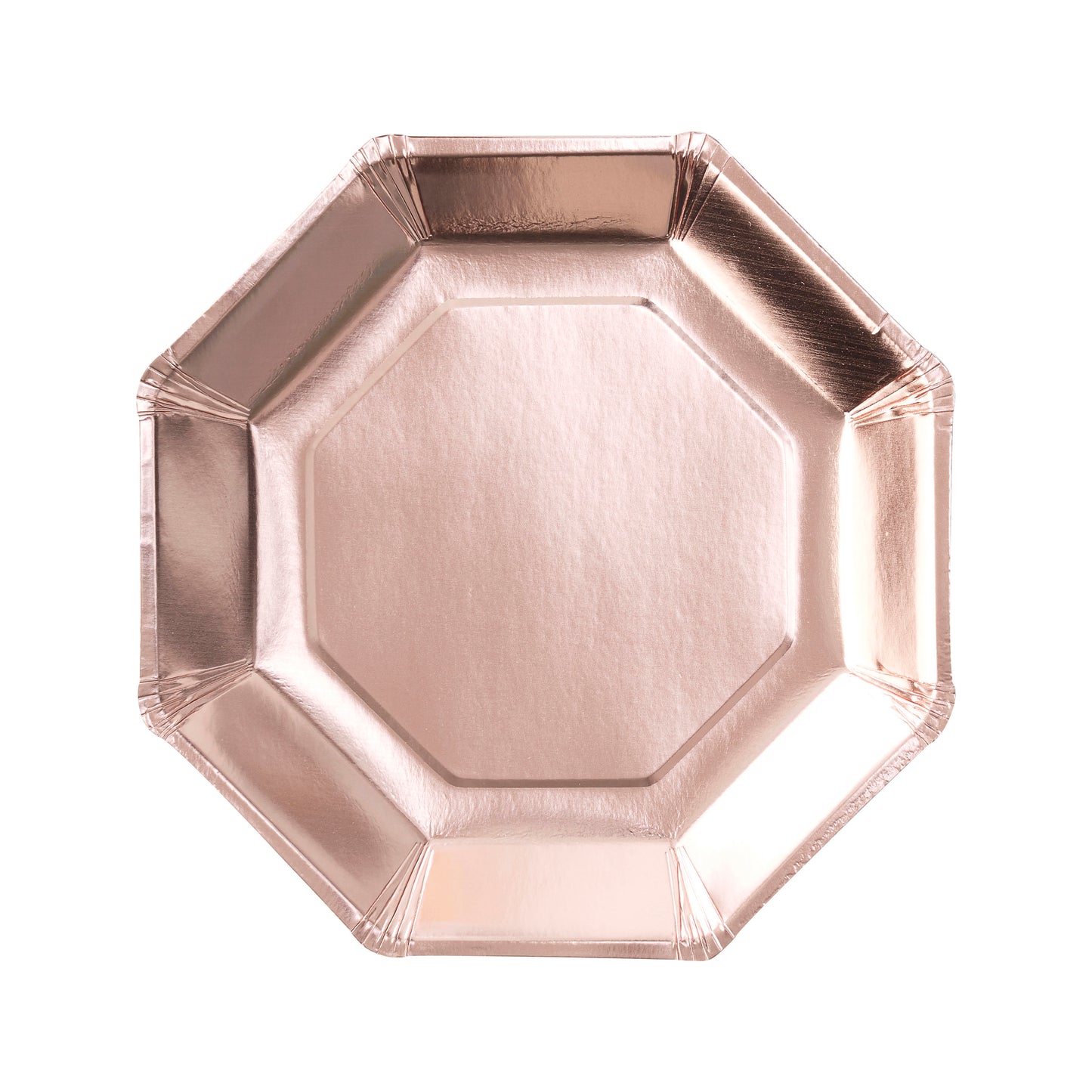 Rose Gold Paper Plates