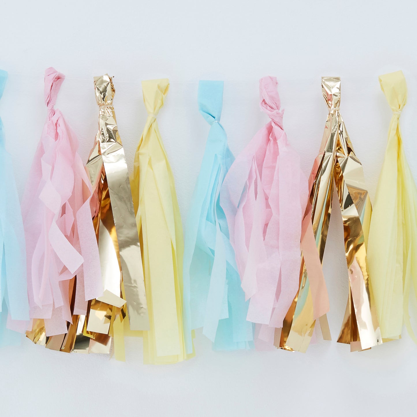 Pastel & Gold Tassel Garland