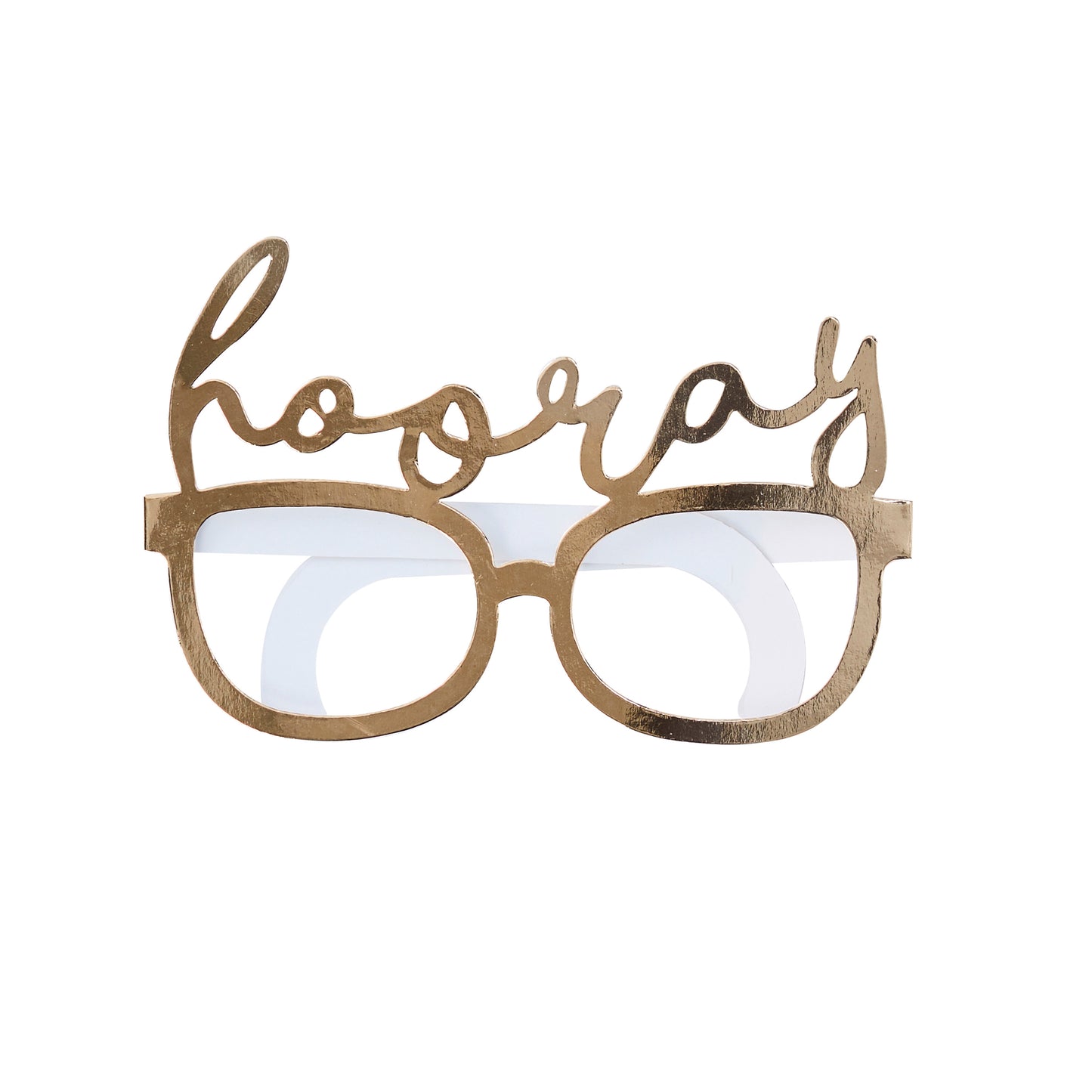 Gold Foiled Hooray Fun glasses - Pick & Mix