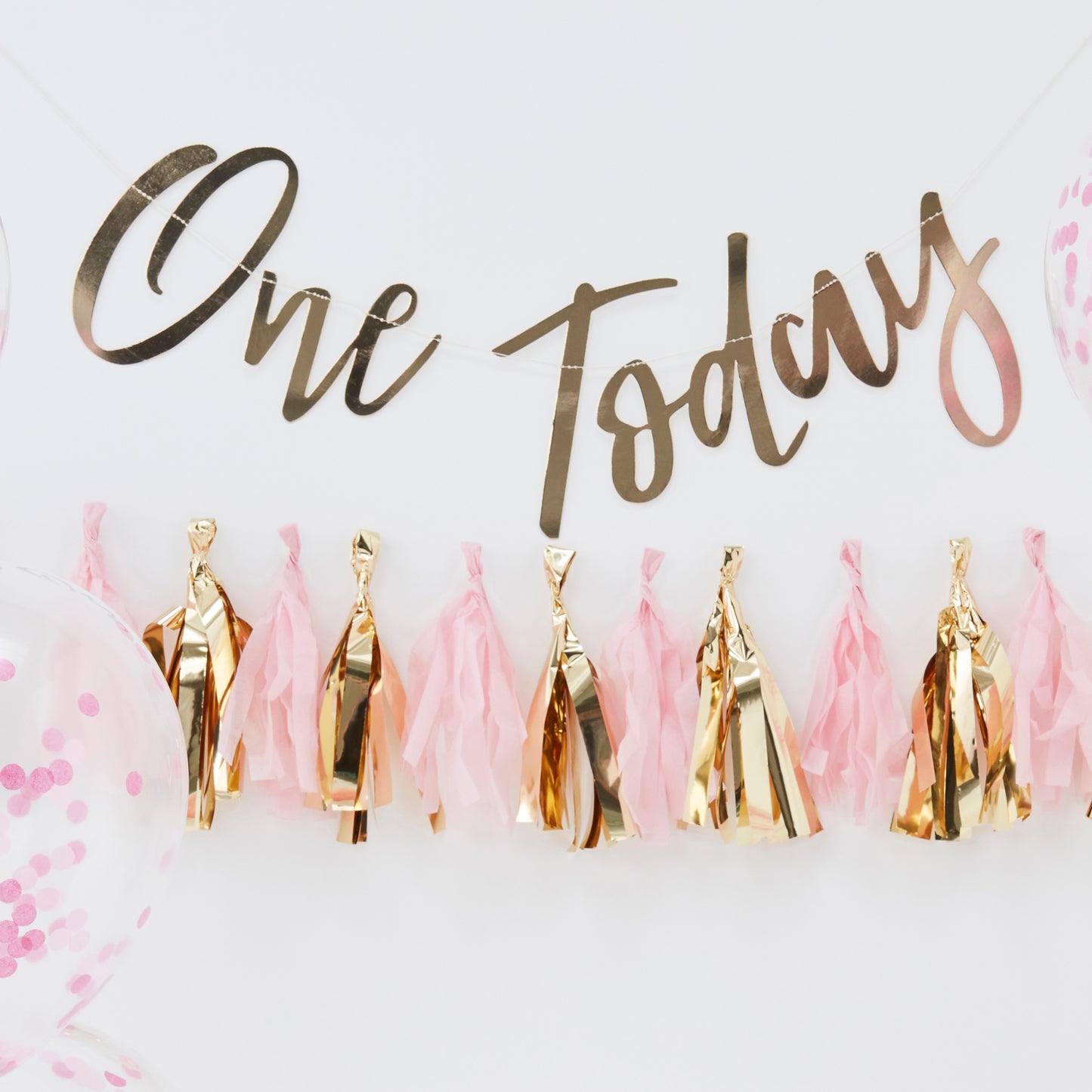 Pink Baby Cake Smash 1st Birthday Kit