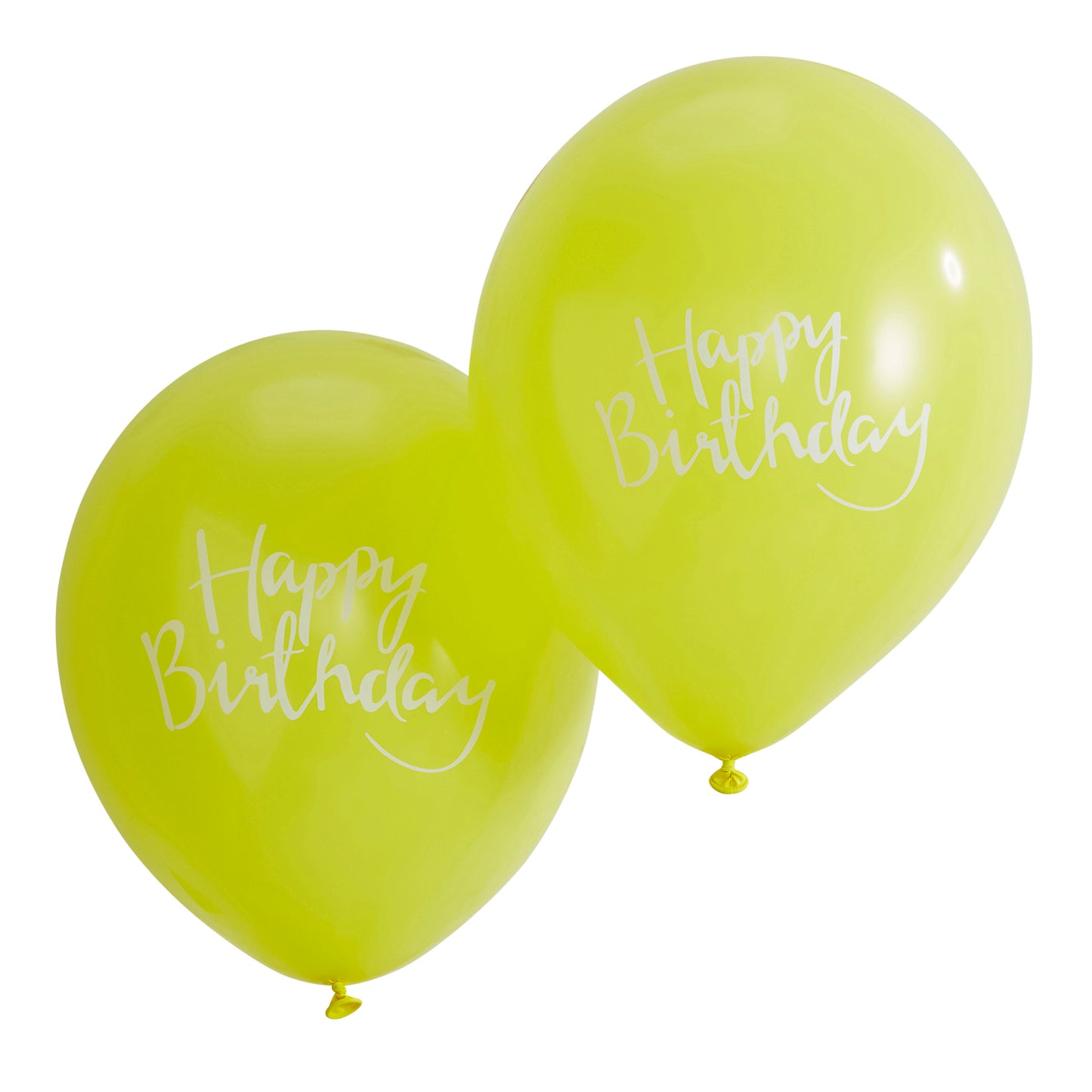 Happy Birthday Yellow Balloons