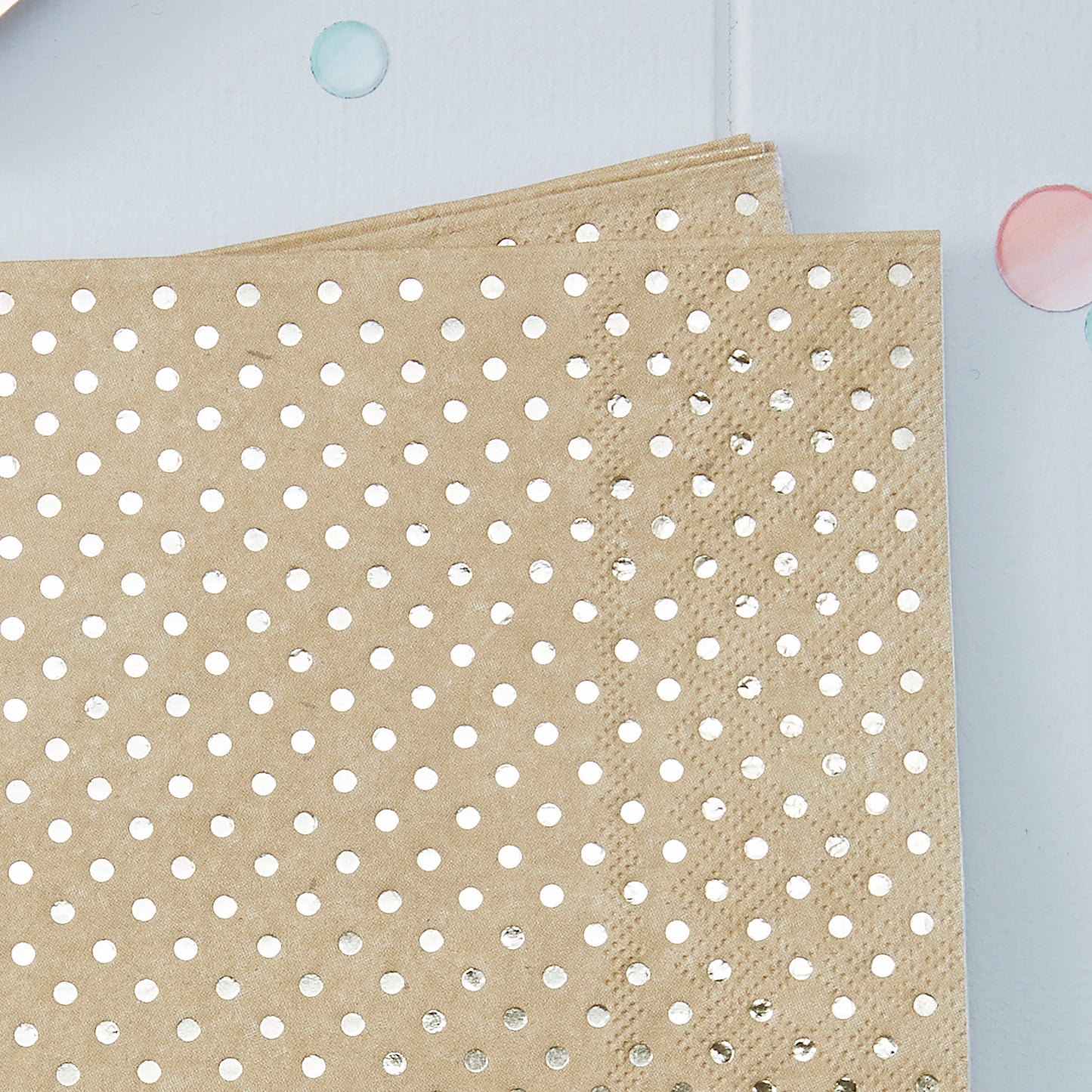 Gold Foiled & Kraft Paper Napkins - Pick and Mix