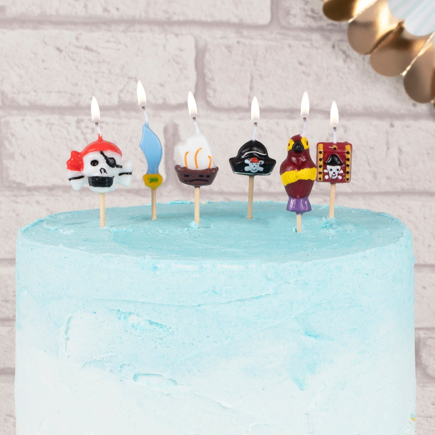 Pirate Birthday Cake Candles