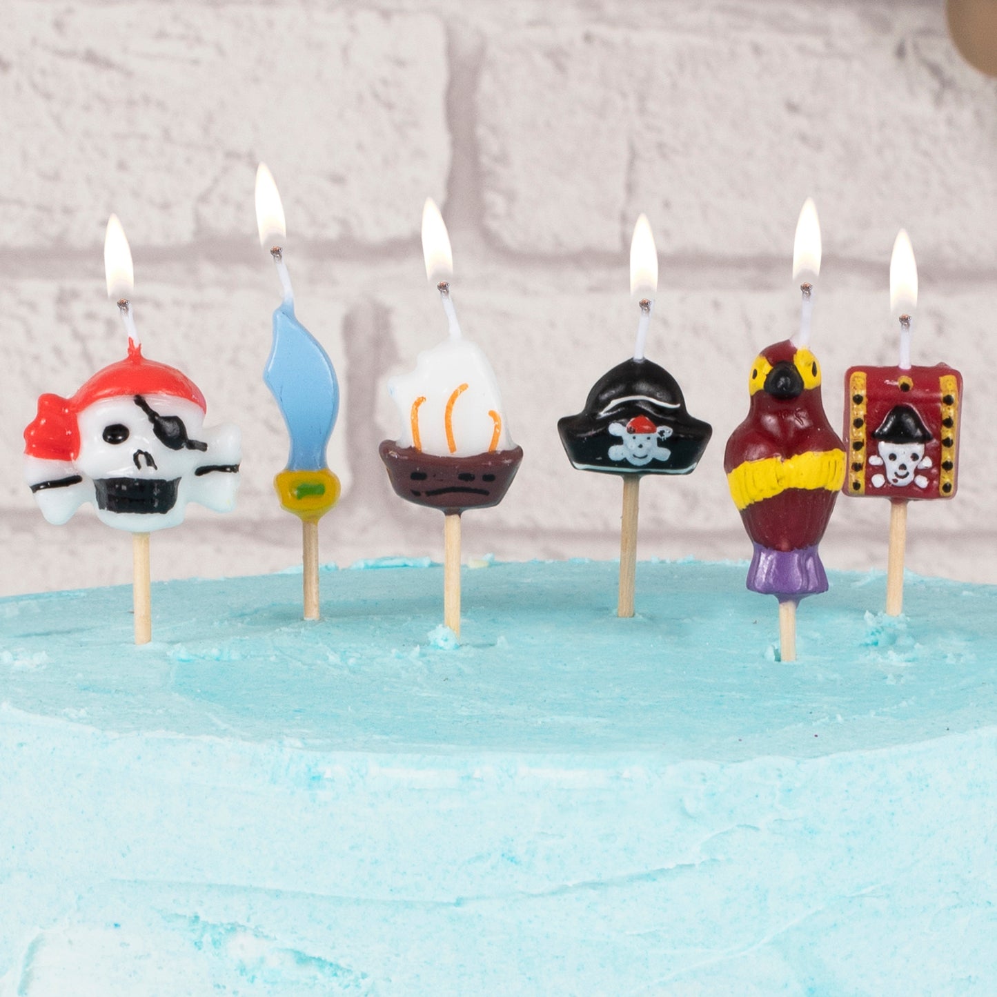 Pirate Birthday Cake Candles