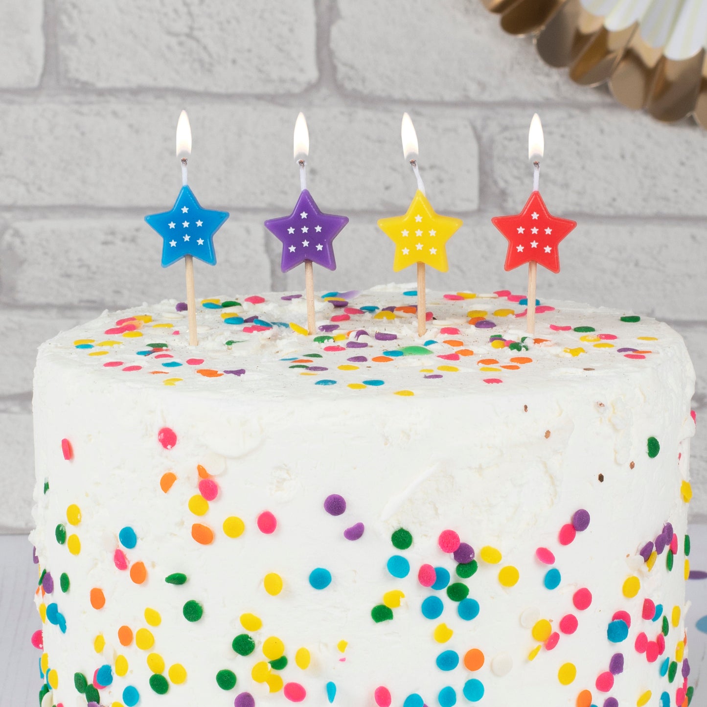 Star Birthday Cake Candles