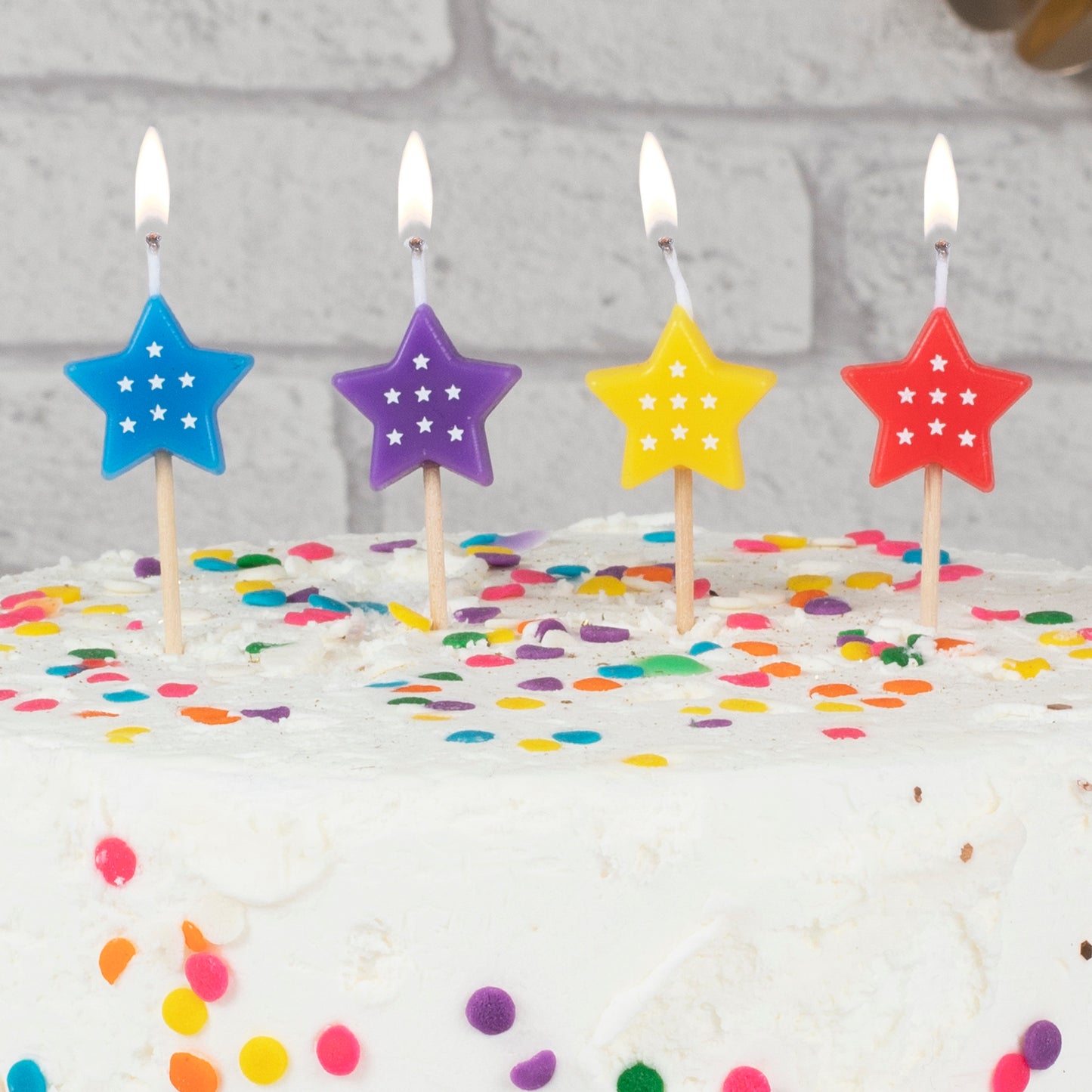 Star Birthday Cake Candles