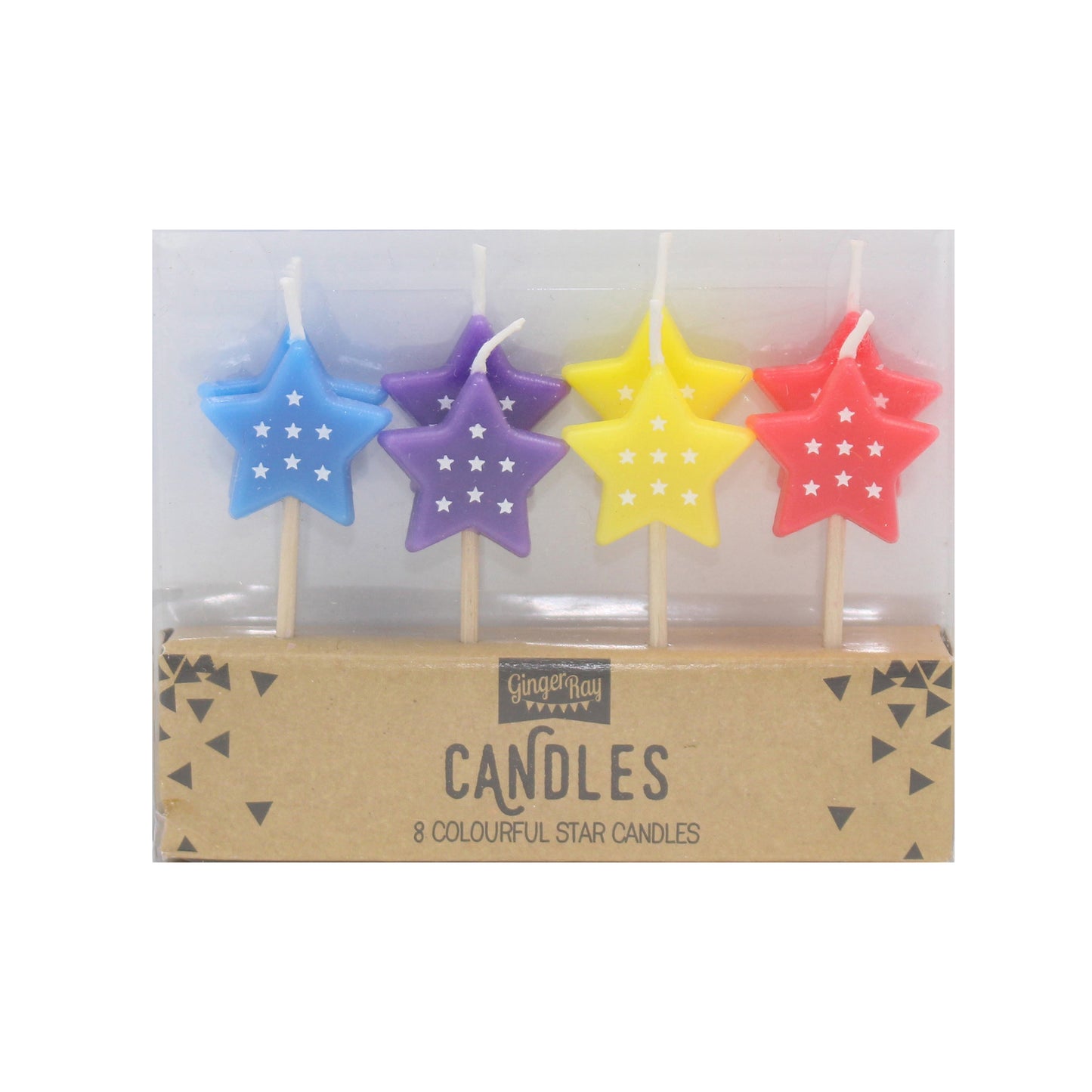 Star Birthday Cake Candles