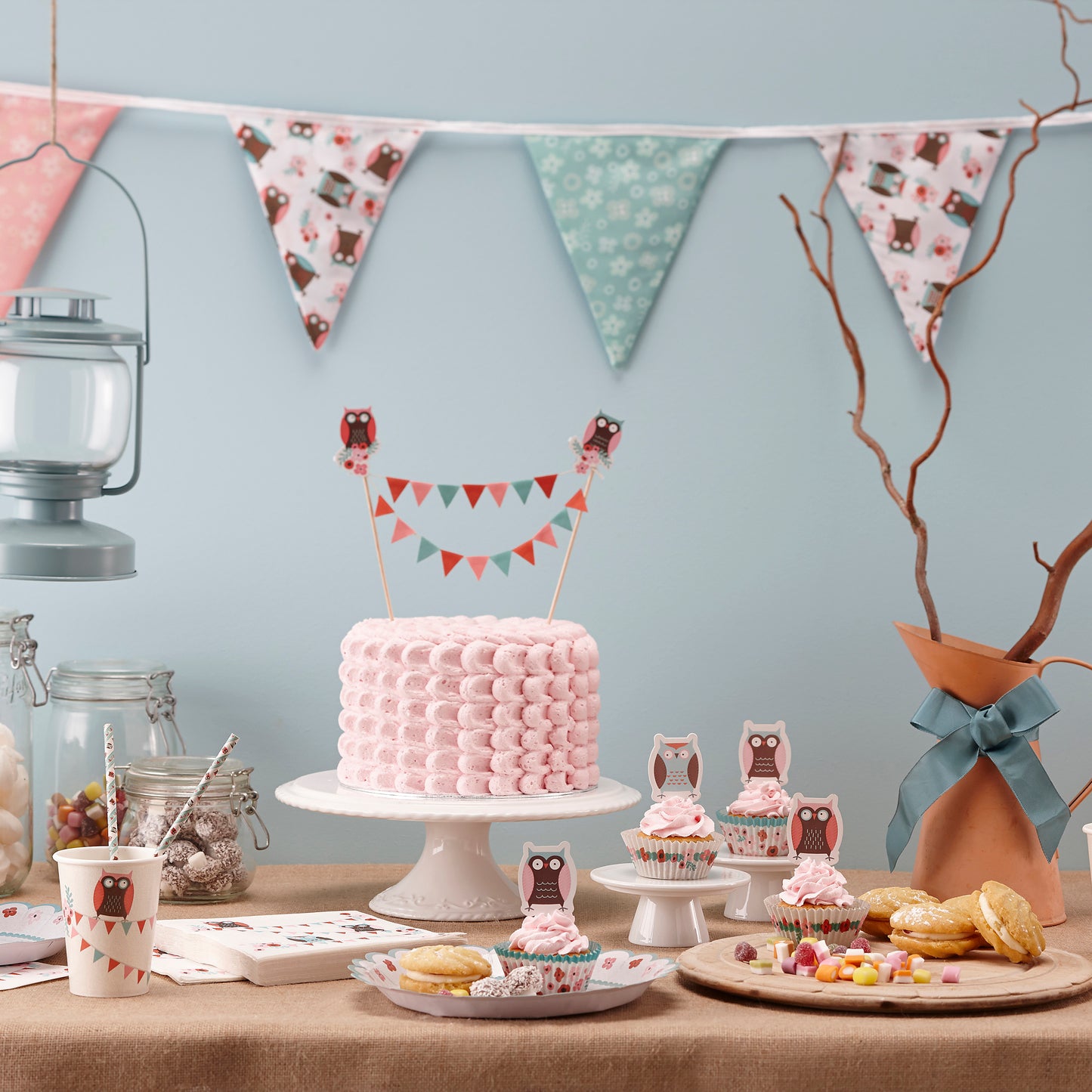 Paper Straws - Patchwork Owl