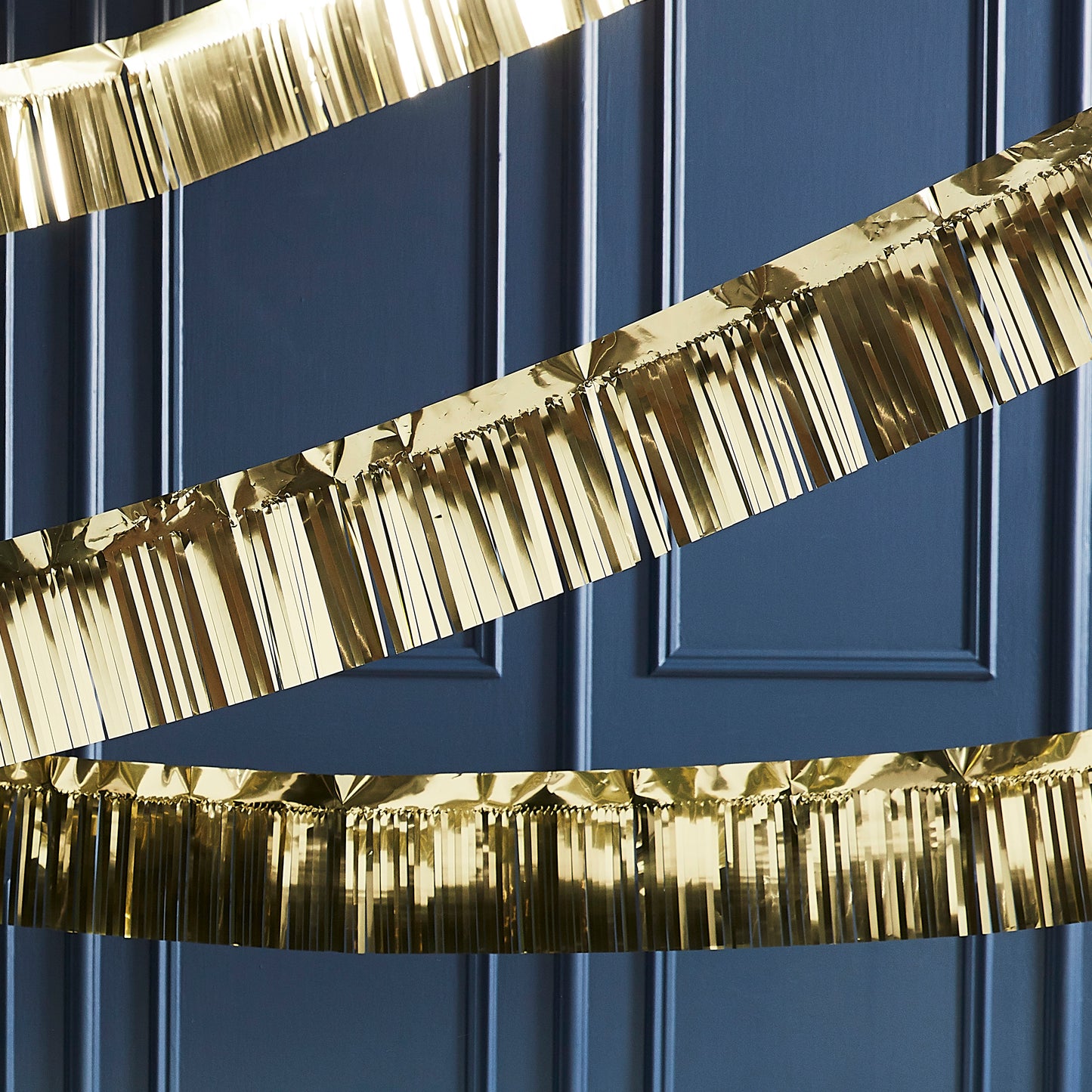 Gold Foiled Fringe Garland Decoration