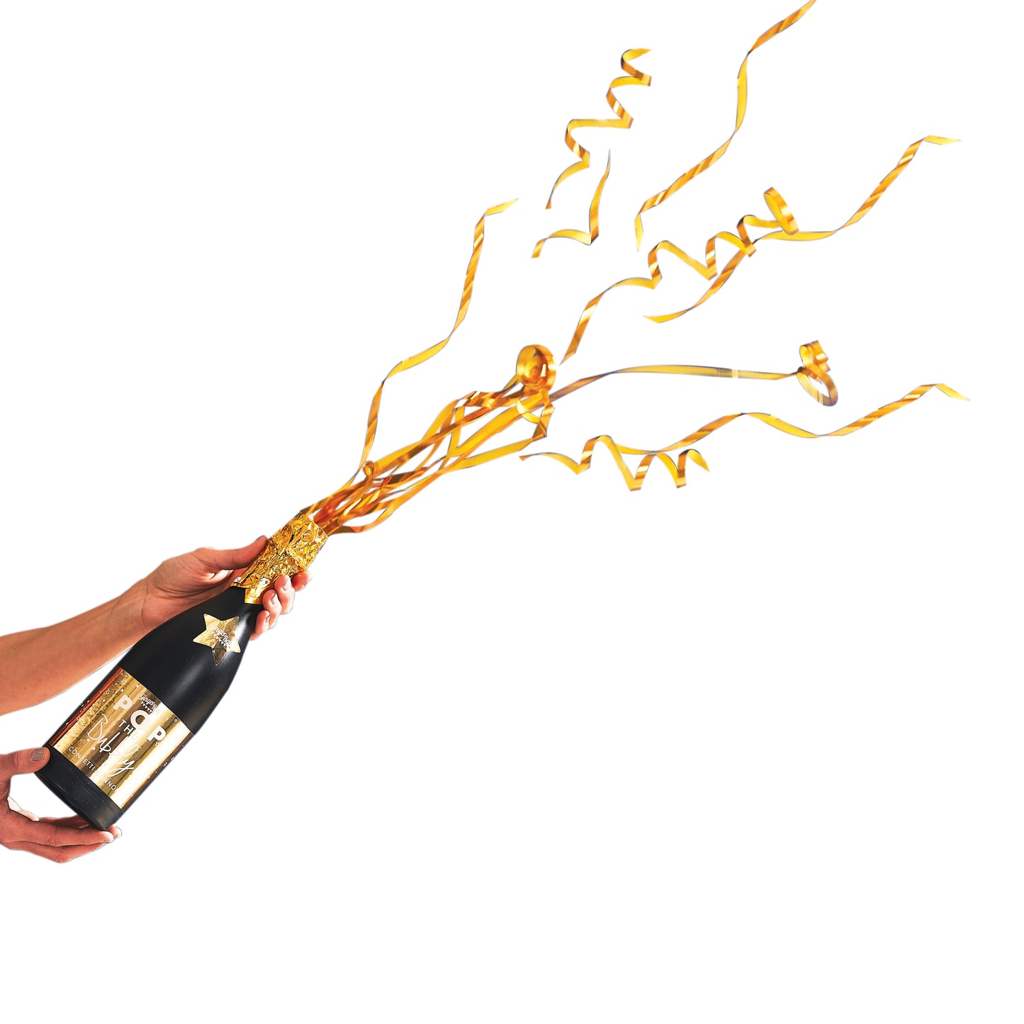 Champagne Bottle Streamer Cannon