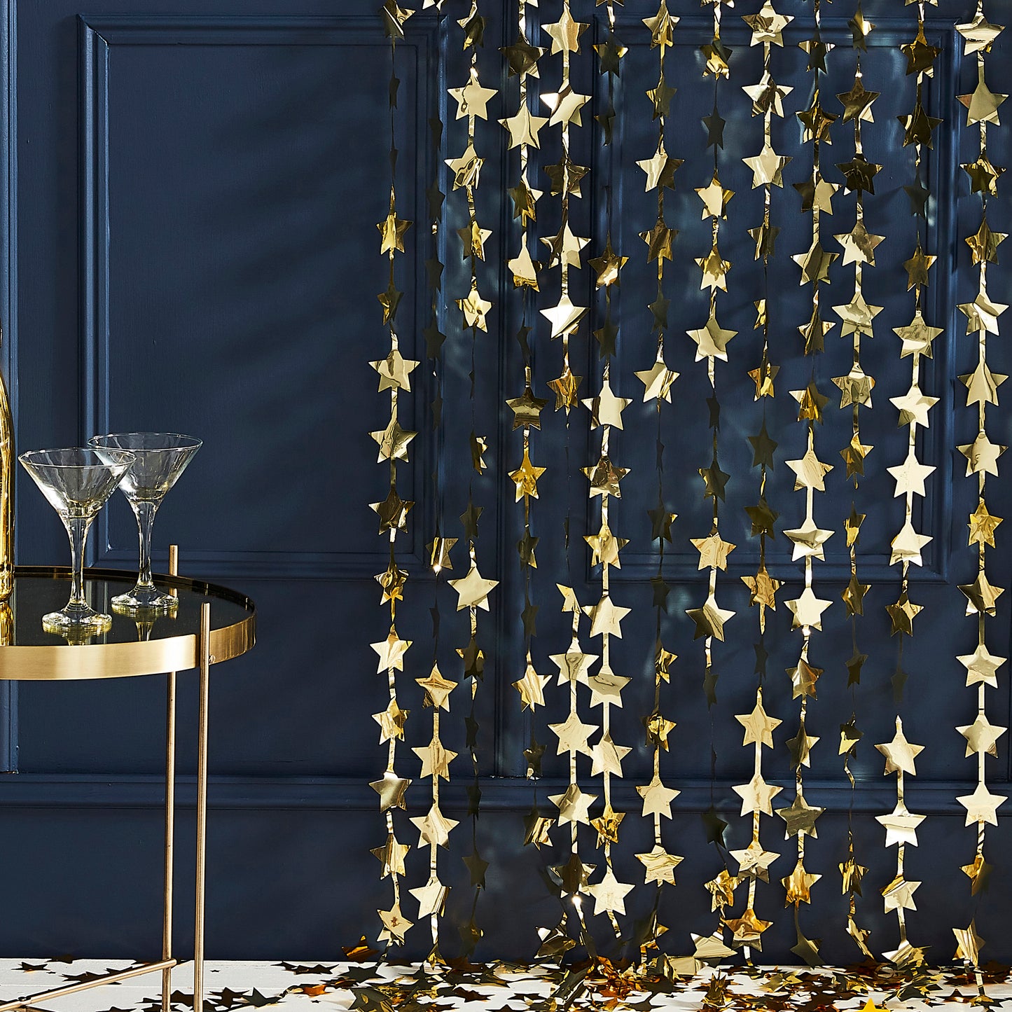 Gold Foil Star Party Backdrop