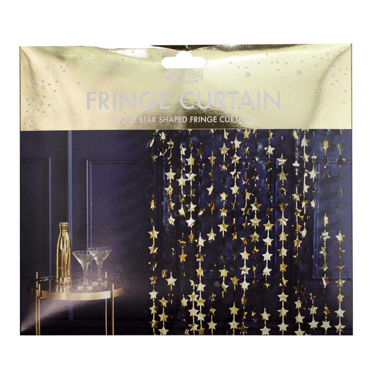 Gold Foil Star Party Backdrop