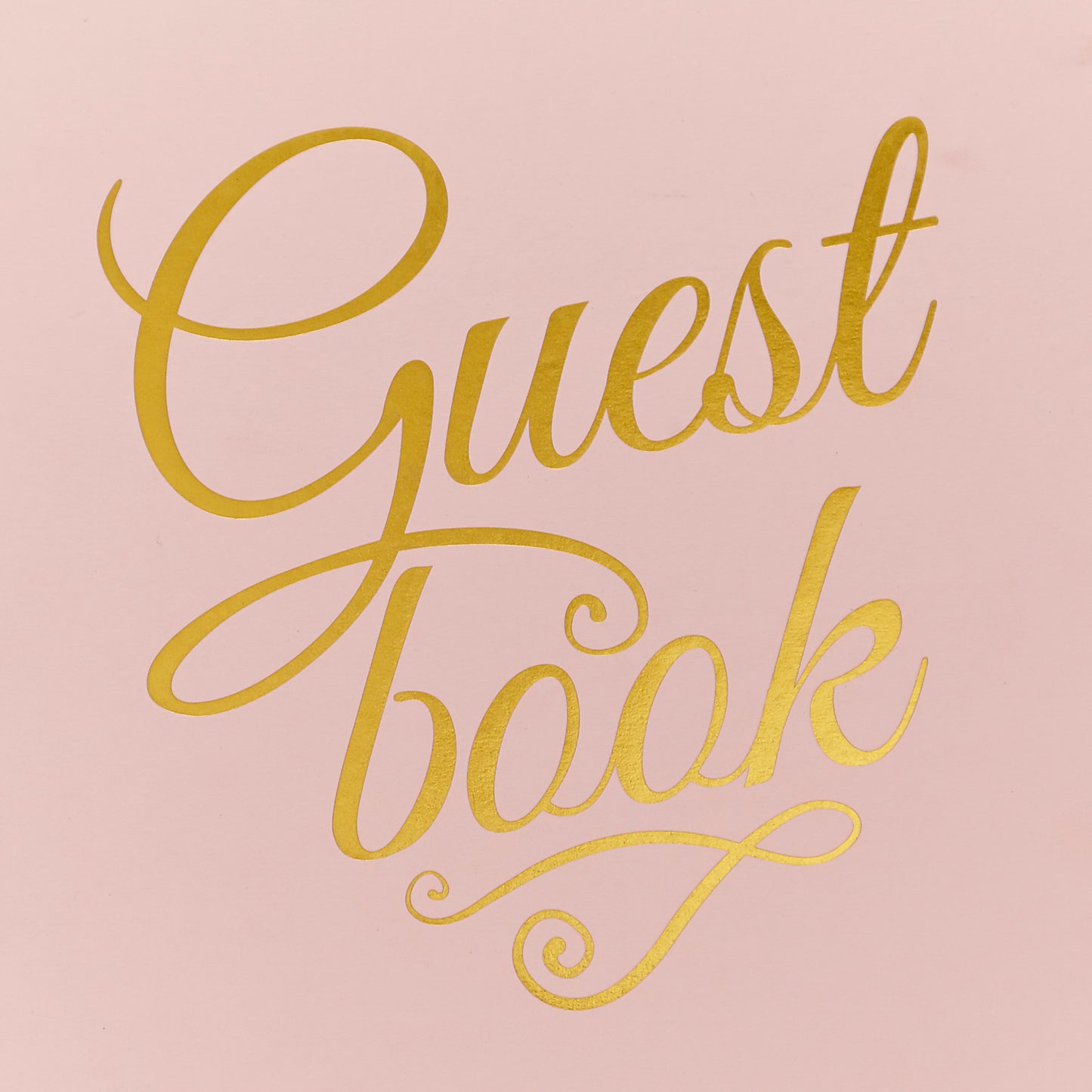 Gold Foiled Guest Book - Pastel Perfection