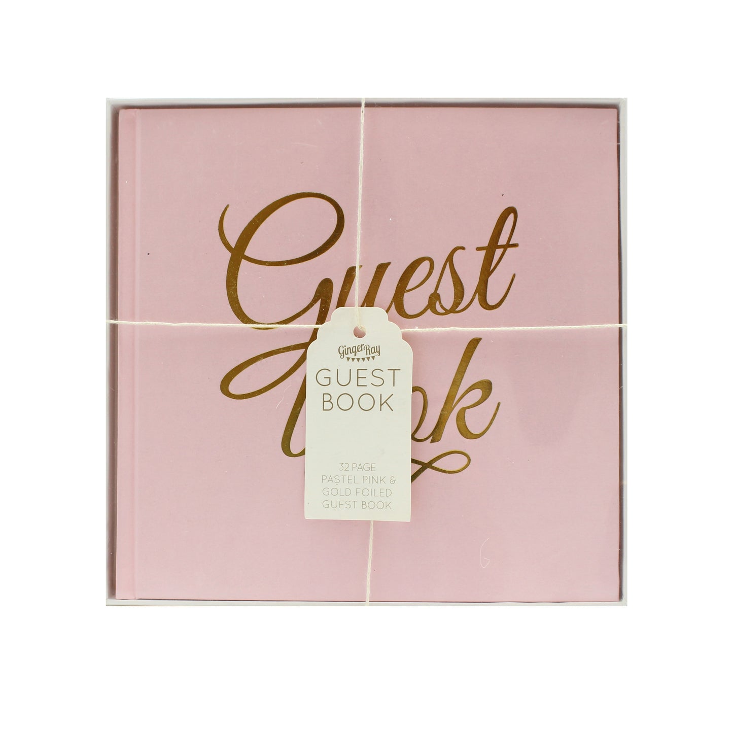 Gold Foiled Guest Book - Pastel Perfection