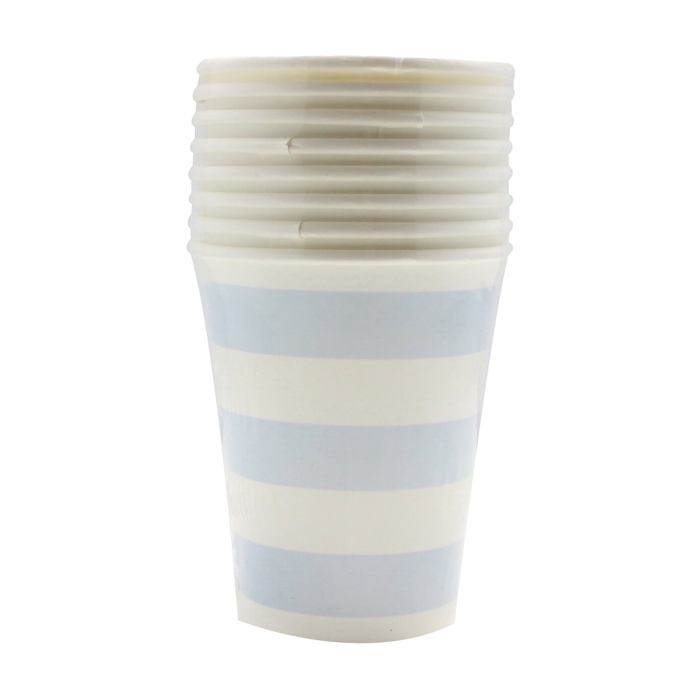 Baby Blue Stripe Paper Cups - Pastel Perfection