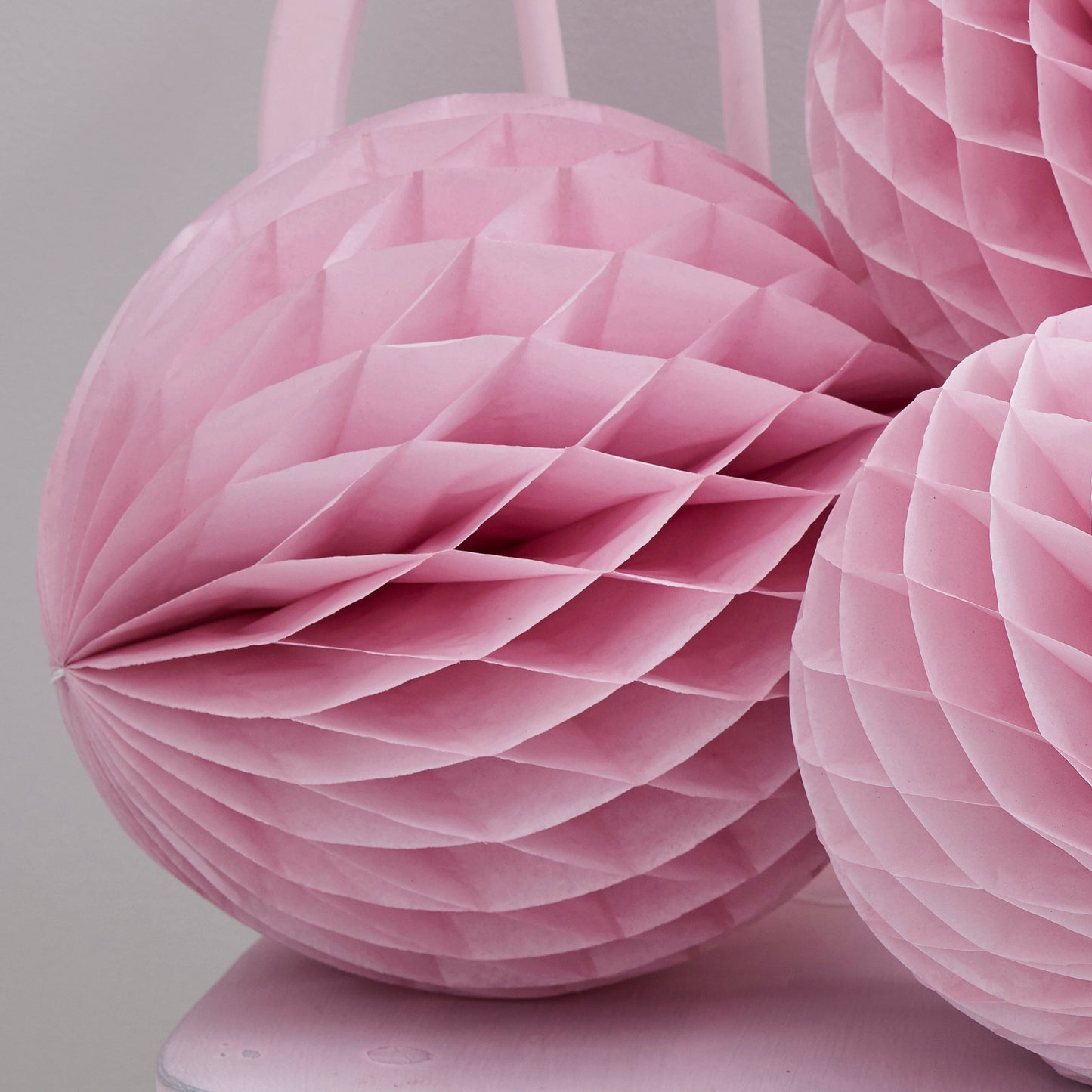 Pink Honeycomb Ball Decorations