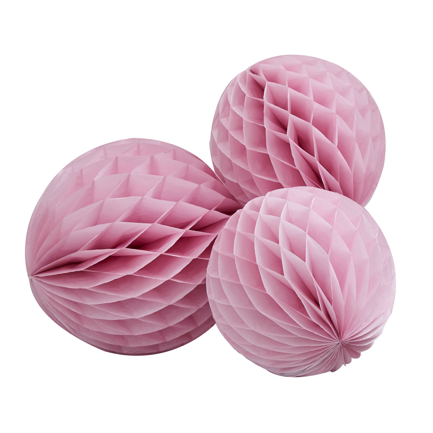 Pink Honeycomb Ball Decorations