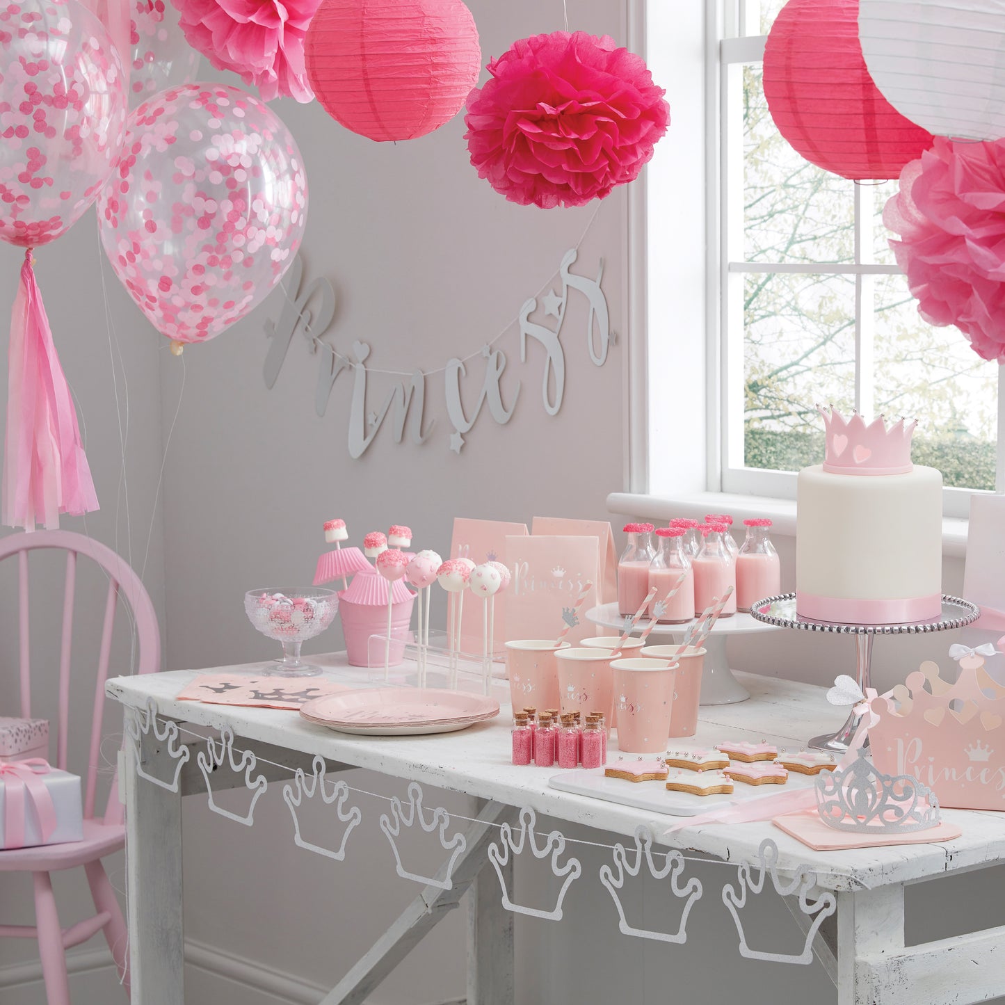 Pink Honeycomb Ball Decorations