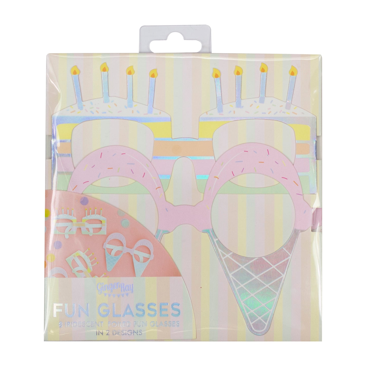Birthday Fun Glasses - Pastel Party