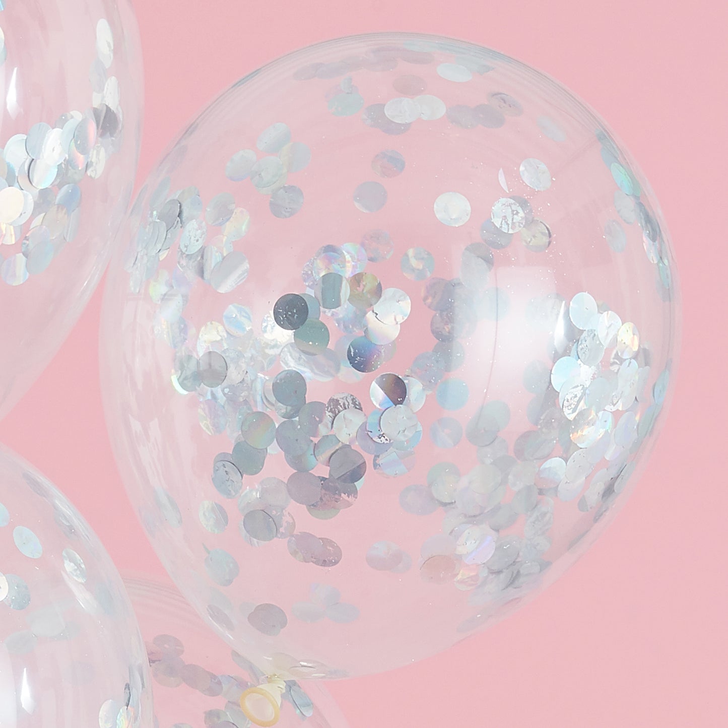 Iridescent Confetti Balloons - Pastel Party