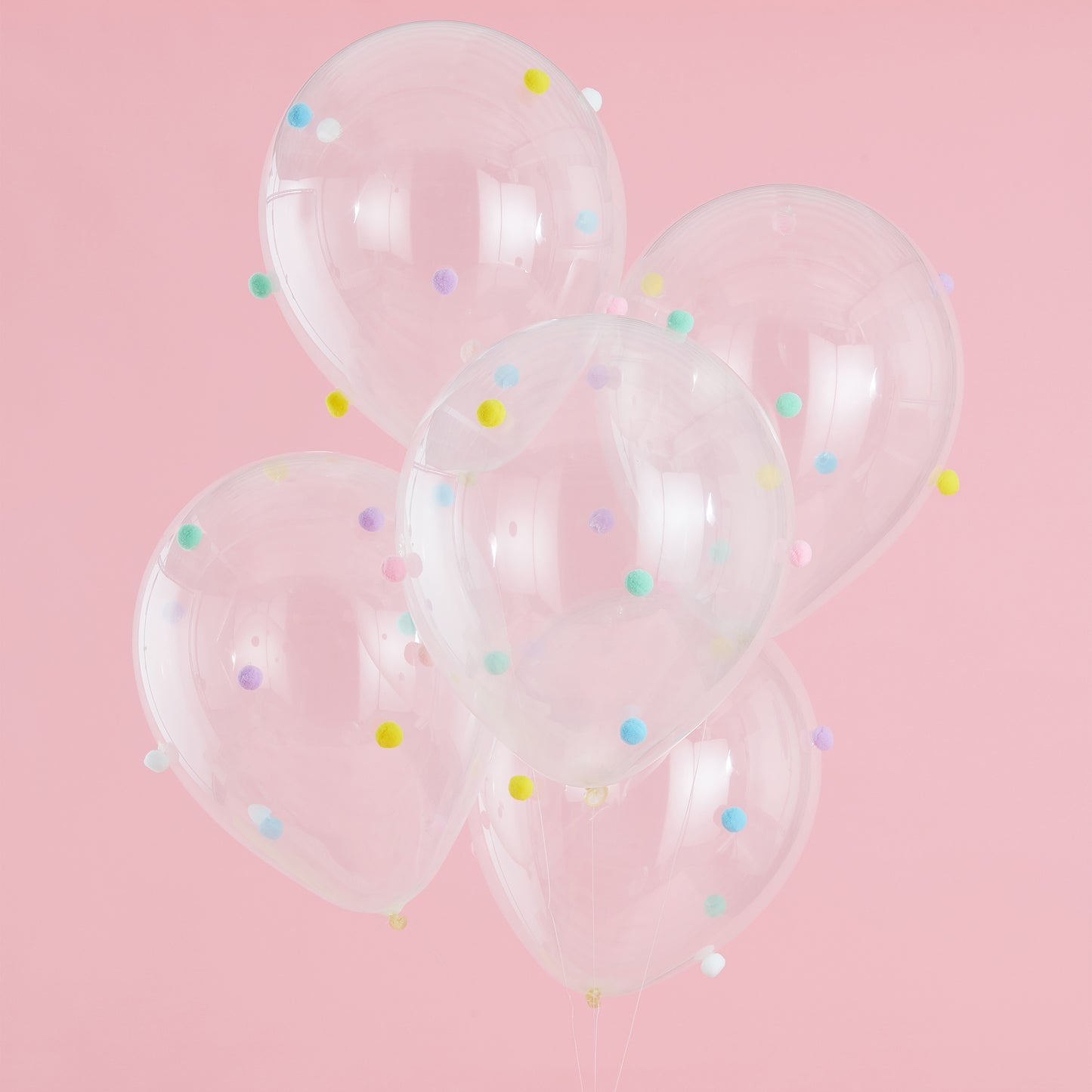 Pastel Pom Pom Balloons - Pastel Party