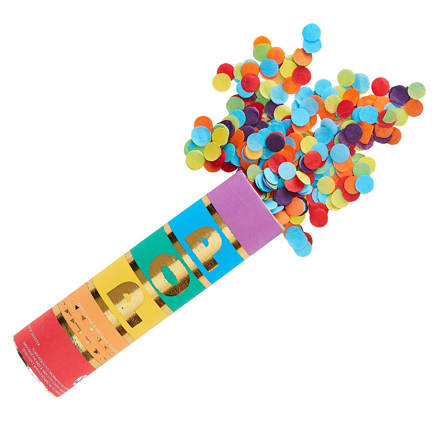 Rainbow Biodegradable Confetti Cannon