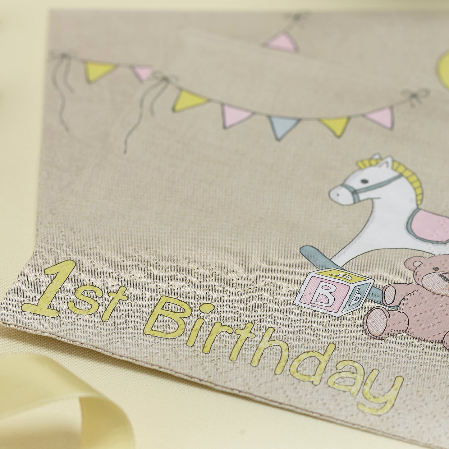 1st Birthday Napkins - Rock-a-bye