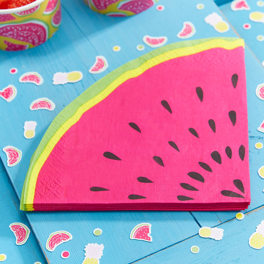 Paper Watermelon Slice Napkins - Summer Fruits