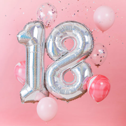 18th Birthday Balloons Bundle