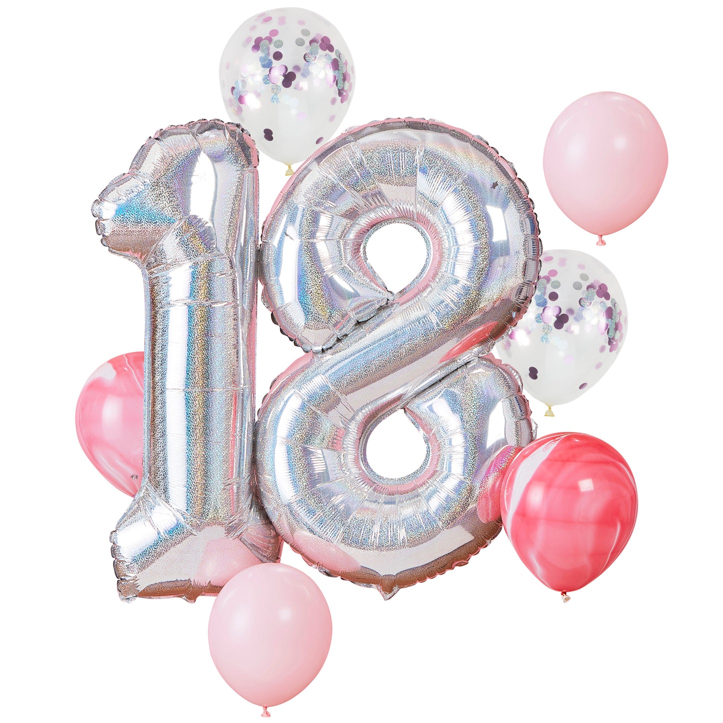 18th Birthday Balloons Bundle