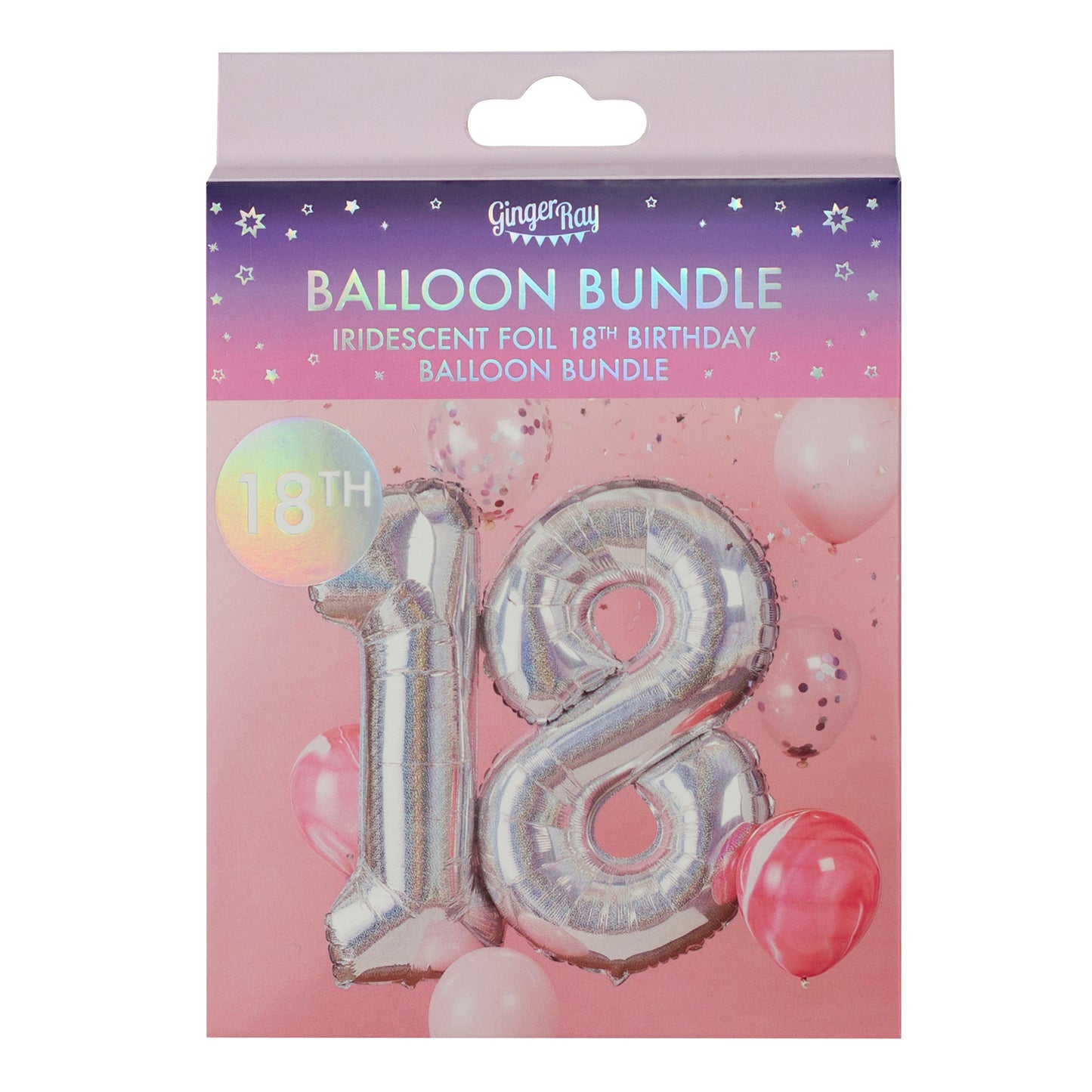 18th Birthday Balloons Bundle