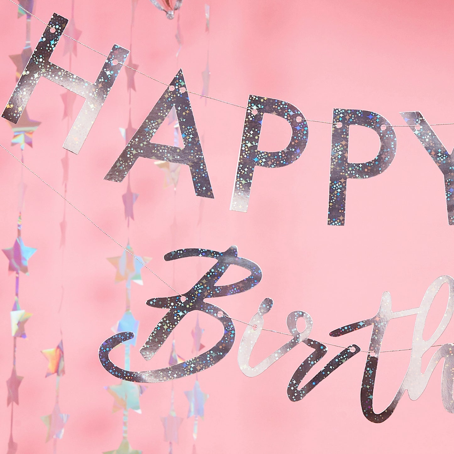 Iridescent Personalised Birthday Bunting