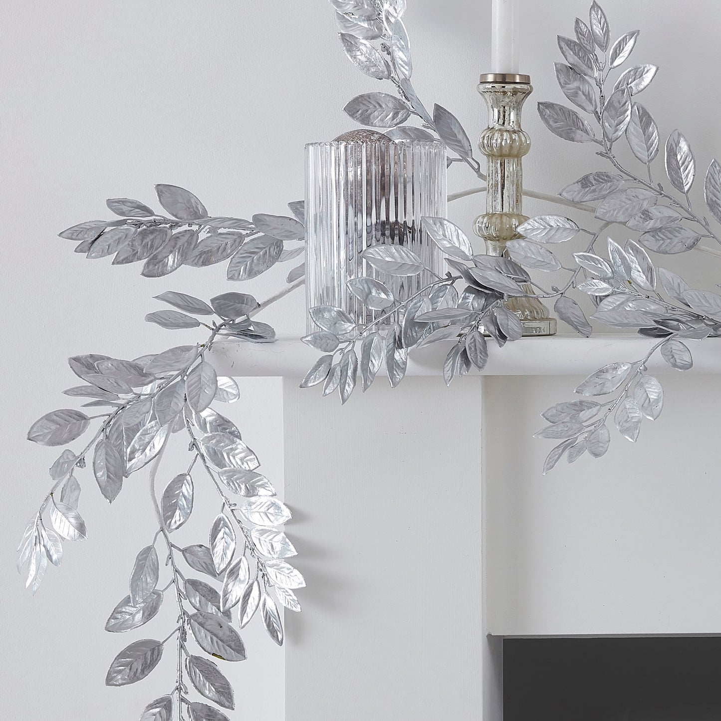 Silver Foliage Christmas Garland