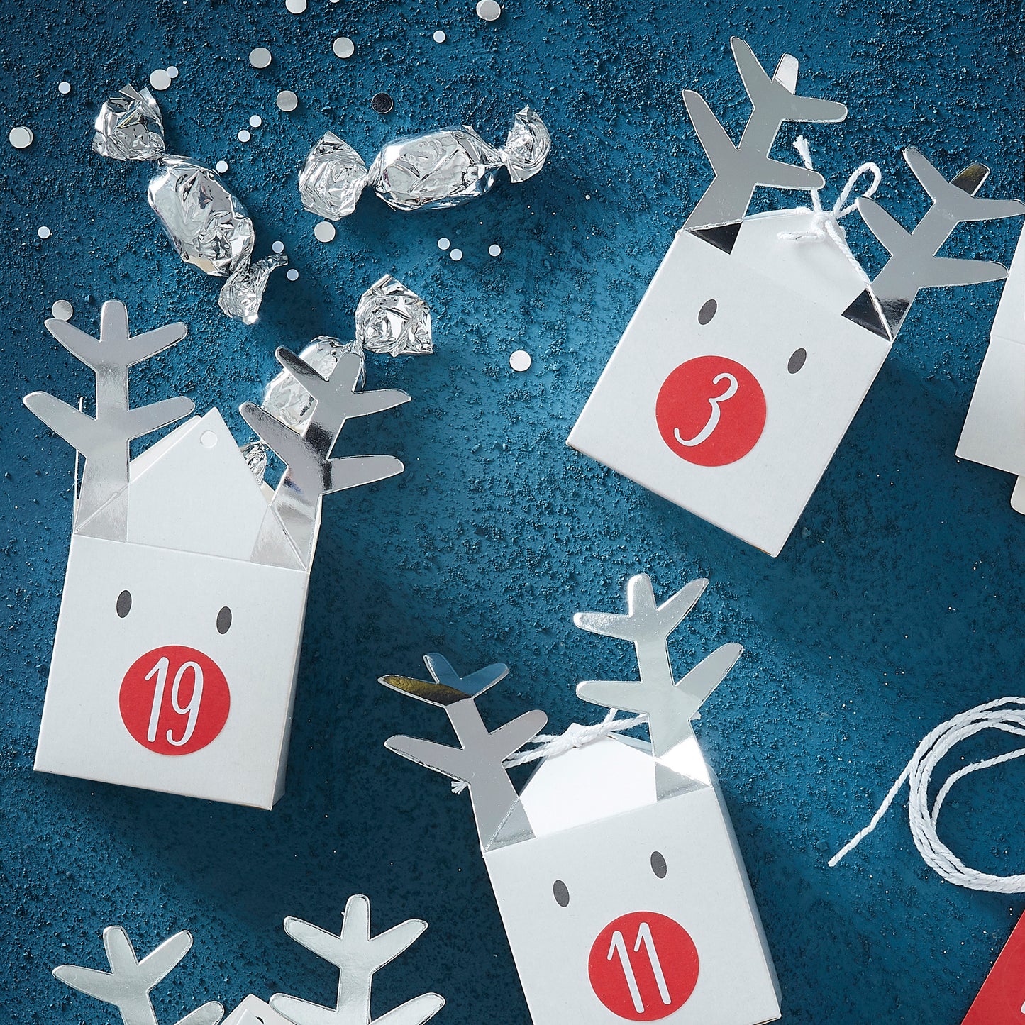 Reindeer Christmas Advent Calendar Boxes