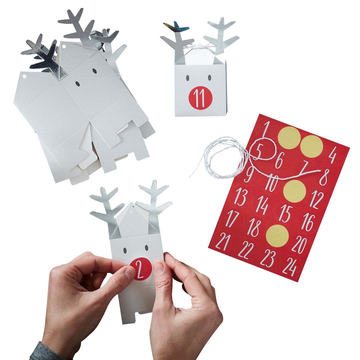 Reindeer Christmas Advent Calendar Boxes