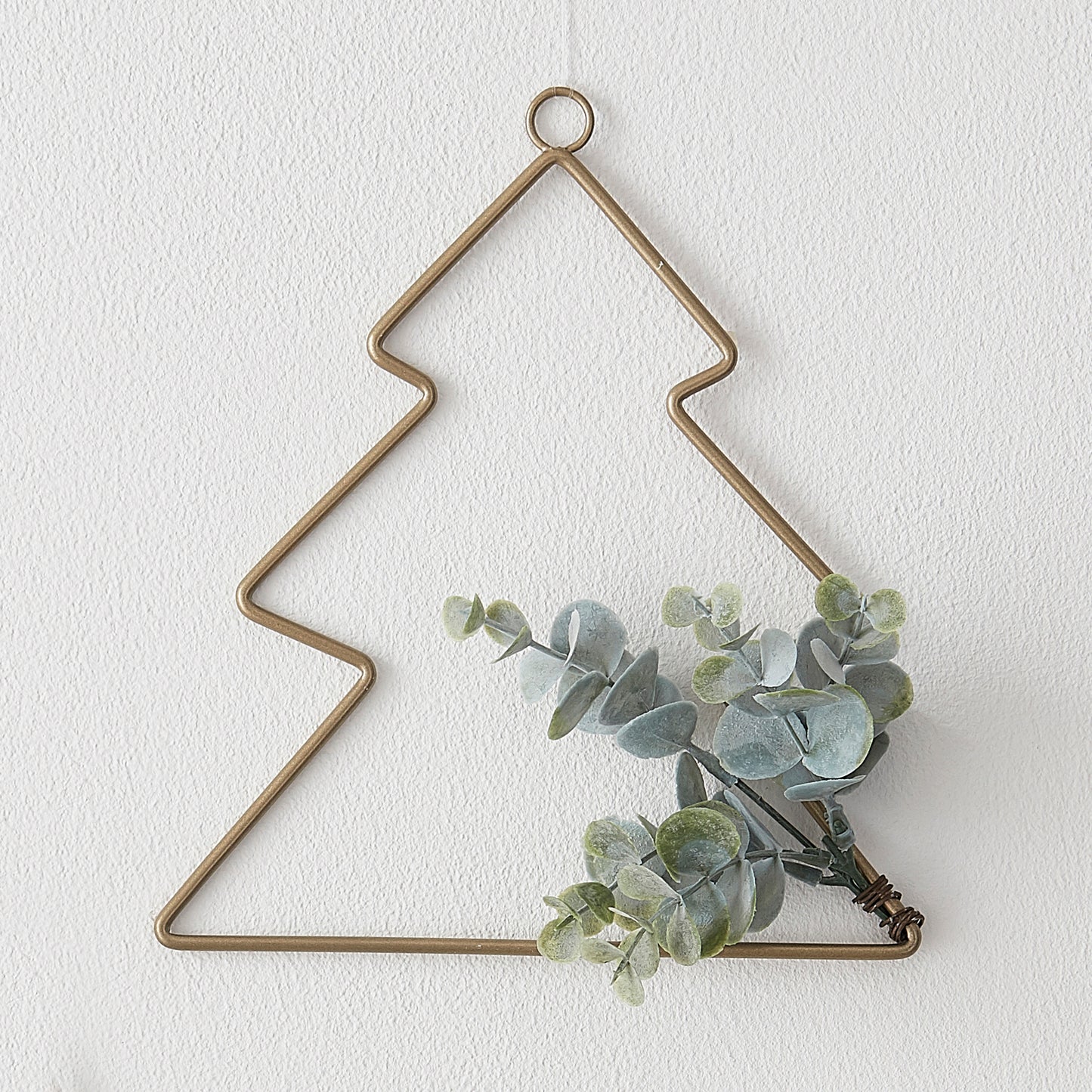 Hanging Christmas Hoop Decorations & Foliage