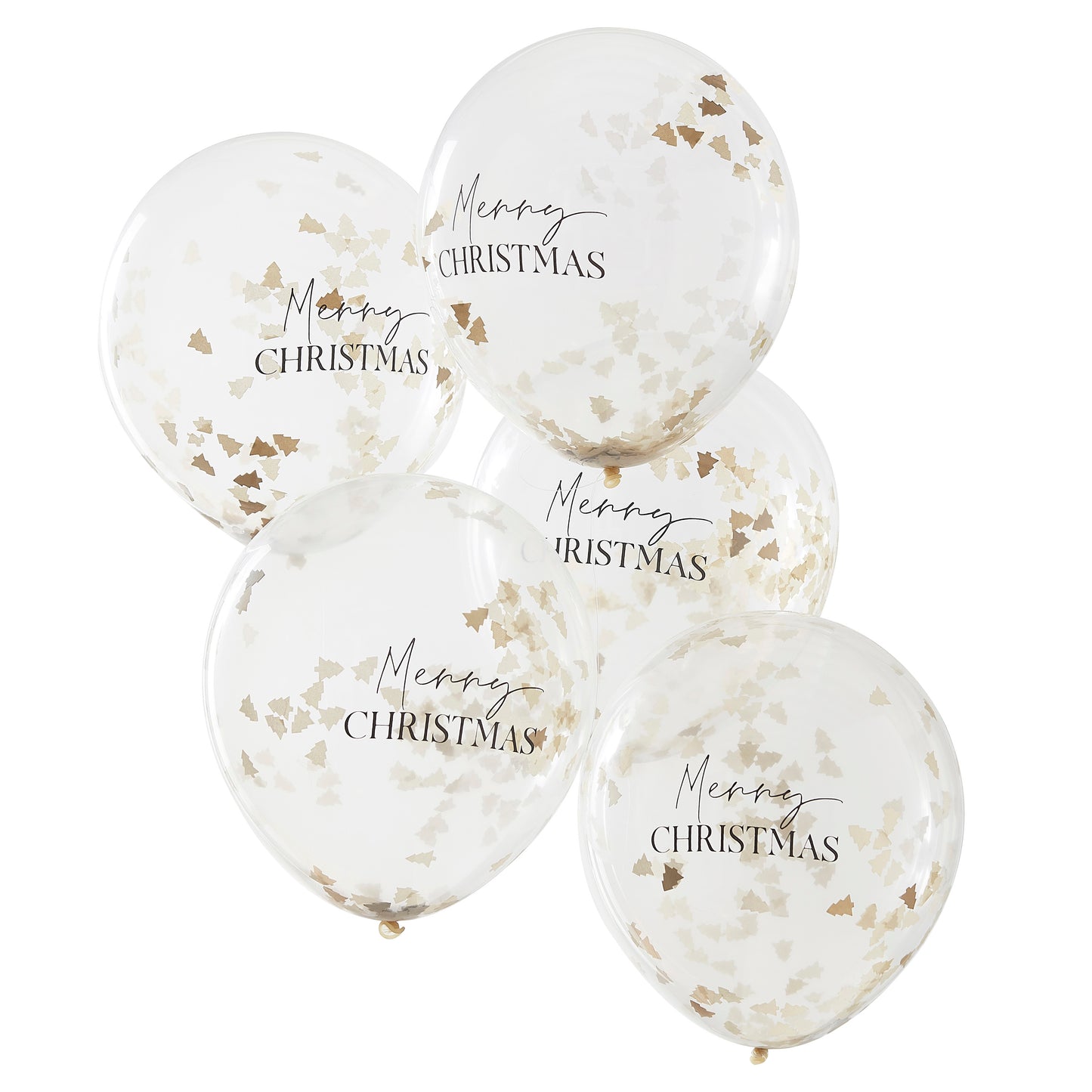 Merry Christmas Confetti Balloons