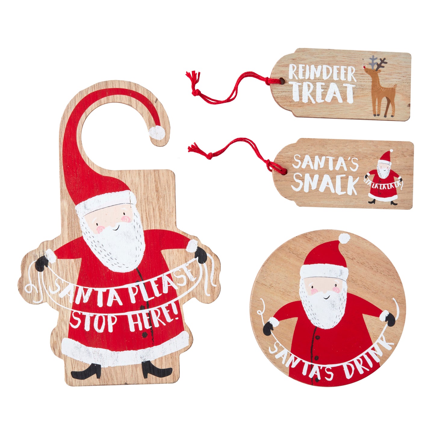Wooden Santas Coming Christmas Eve Kit - Santa & Friends