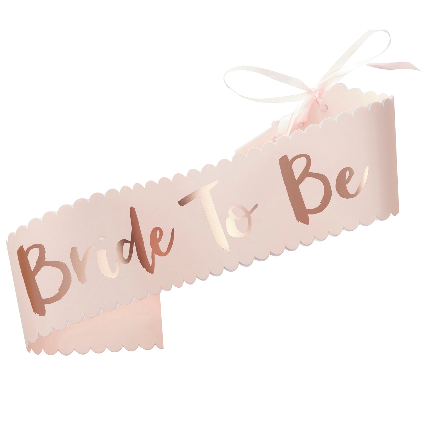 Pink & Rose Gold Bride To Be Sash - Team Bride