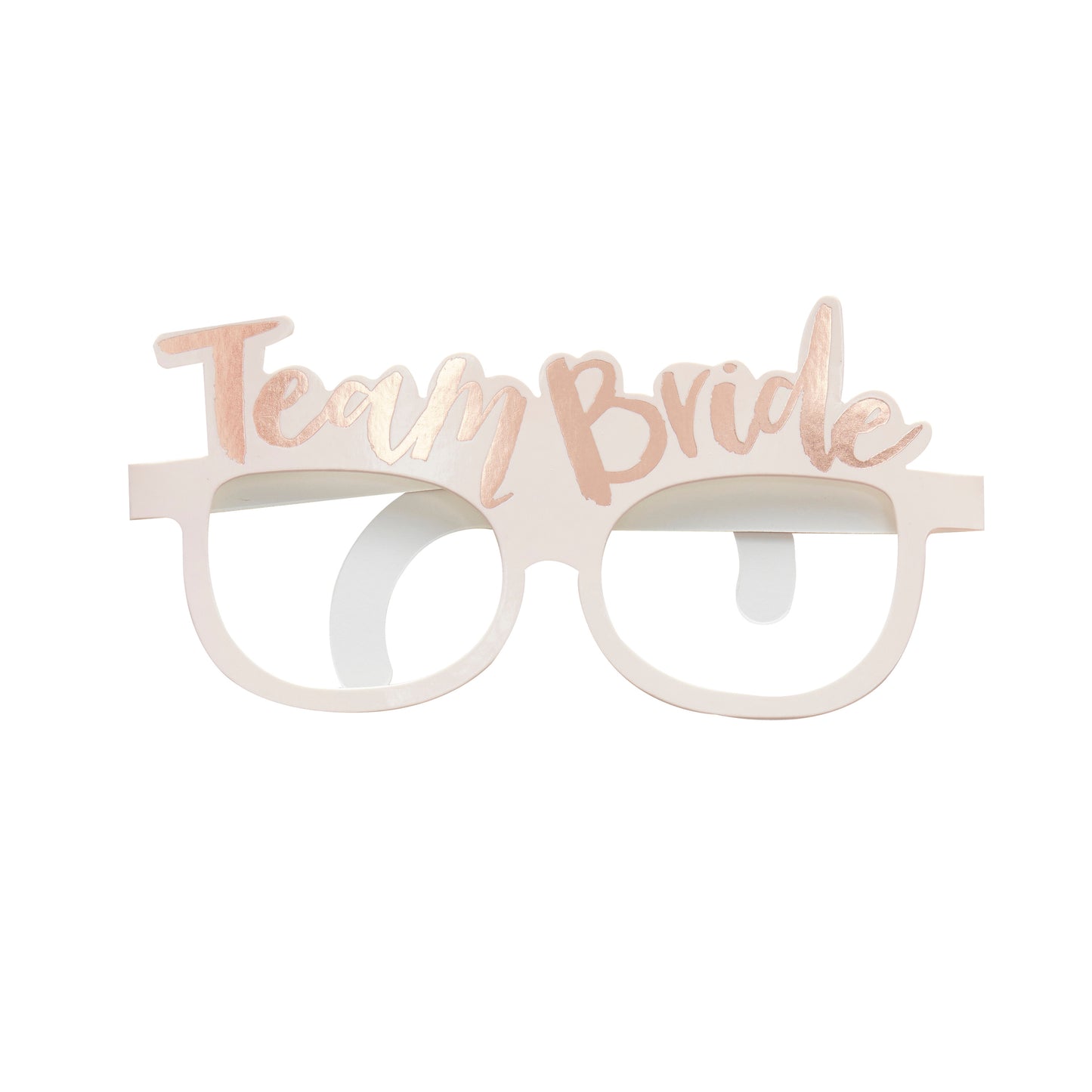 Pink & Rose Gold Team Bride Hen Party Glasses - Team Bride